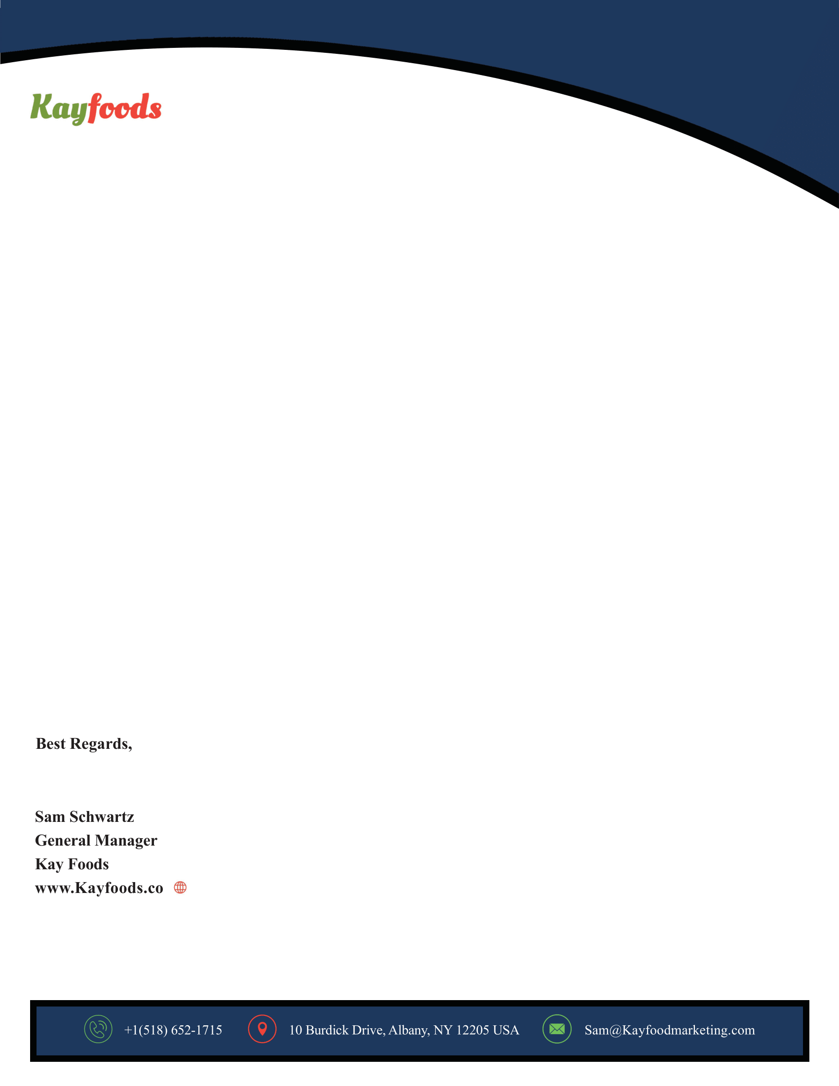 This was a basic letterhead I designed per the companies' specifications.