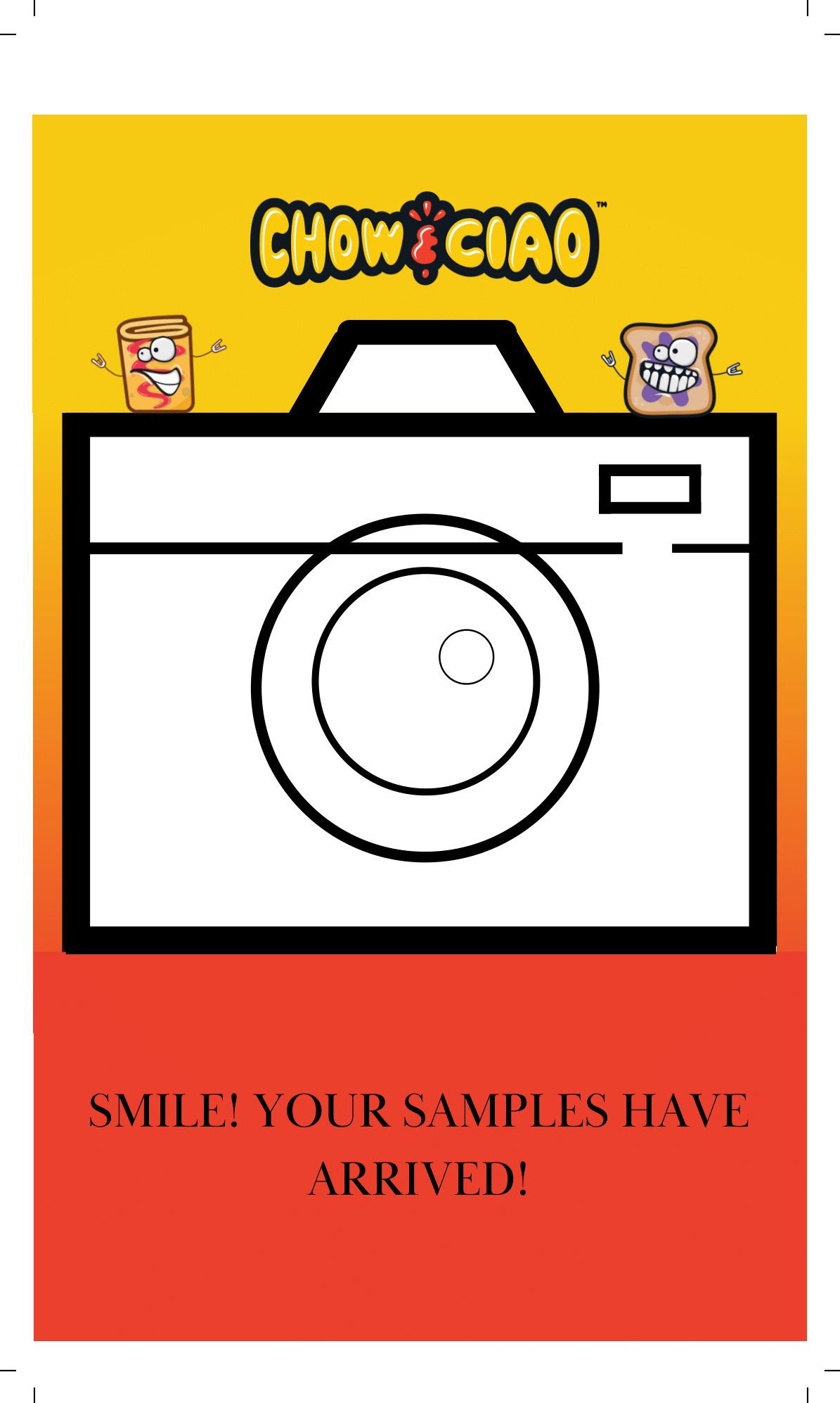 These were all drafts for the sample bags we were designing. The white spaces on the bags signified where there would be a window so the customer could look inside.