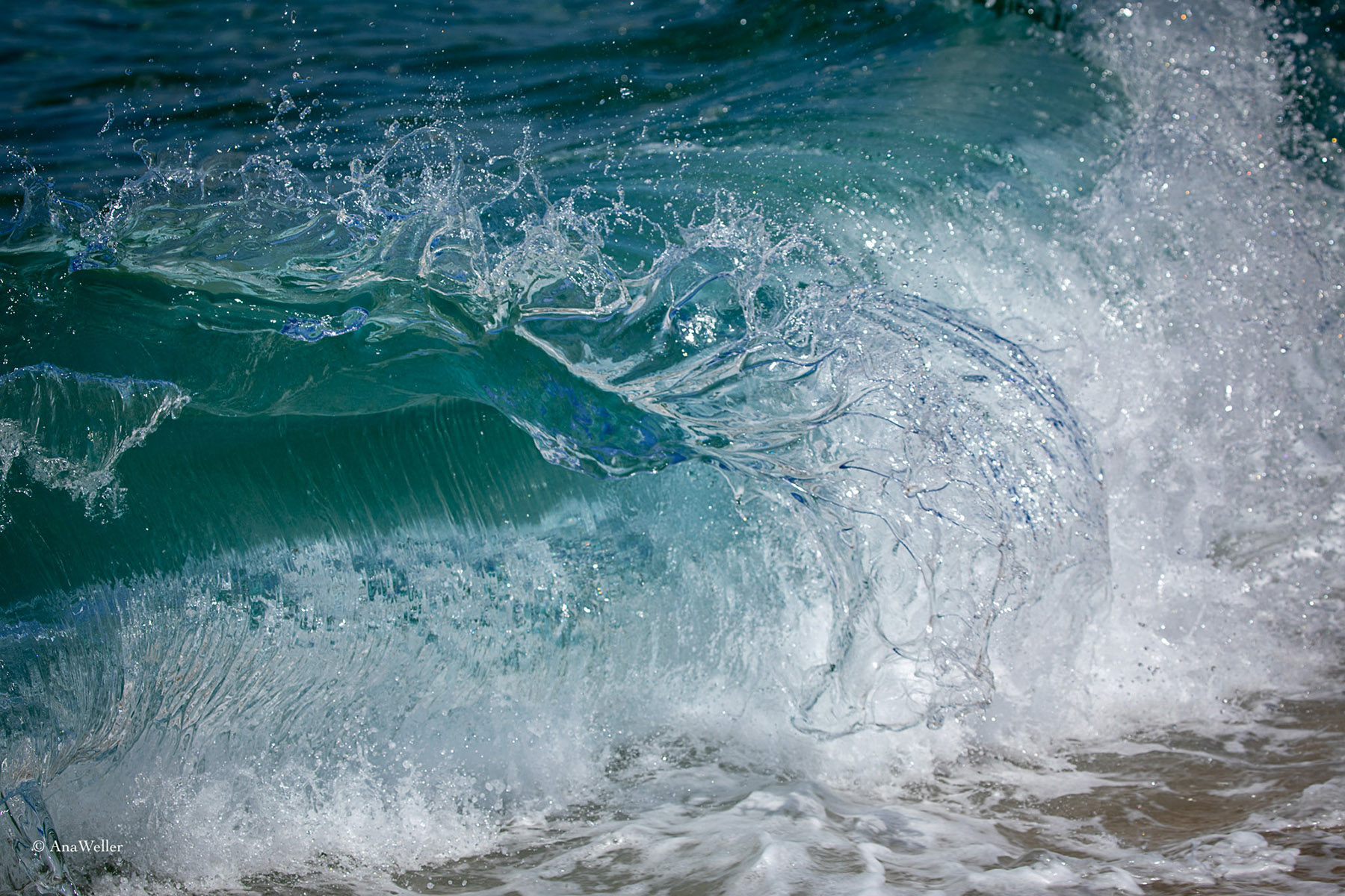Welle II -Wasser wie Glas- Mittelmeer