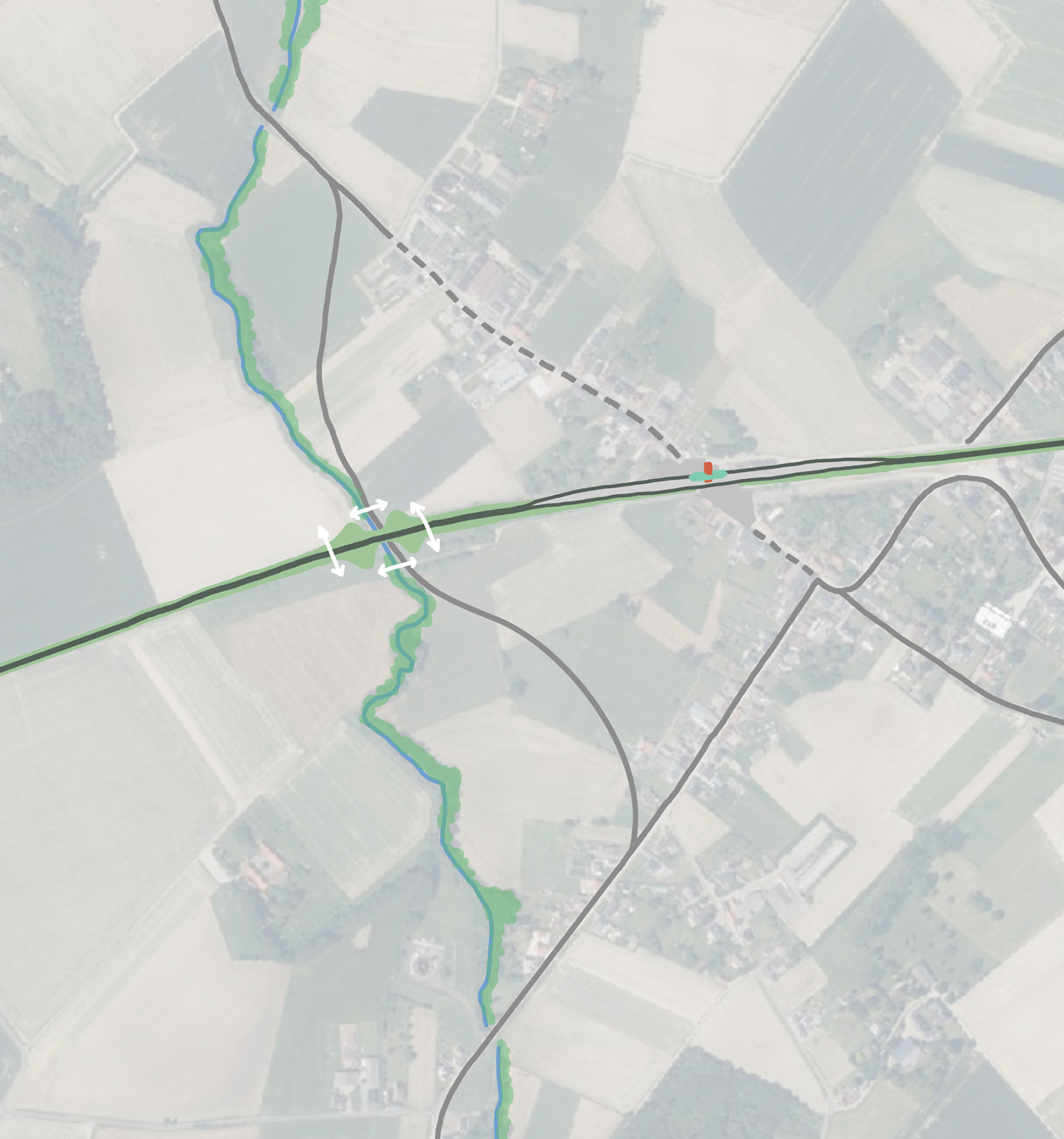 Het openen van de talud