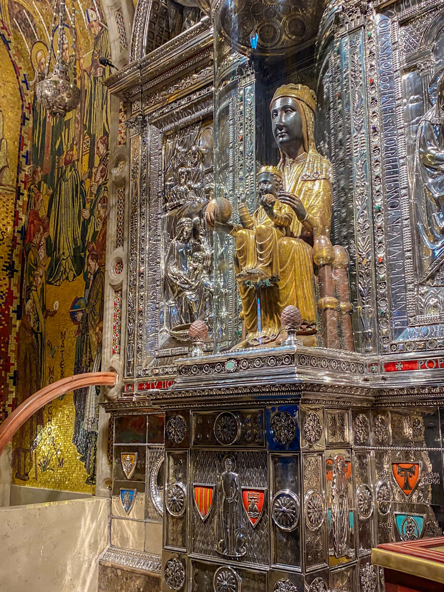 Our Lady of Montserrat, popularly known as La Moreneta (the Dark One) - Abadia de Montserrat, Montserrat, Catalonia, Spain
