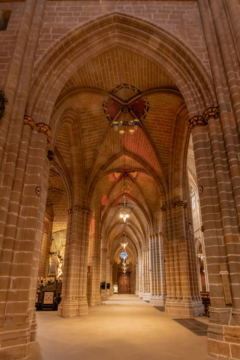 Inside the Catedral Metropolitana de Santa María la Real de Pamplona - - Pamplona, Navarra, Spain