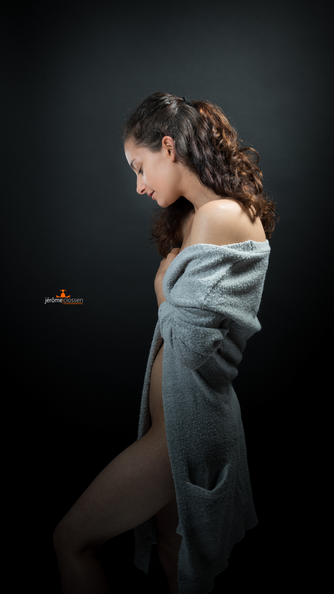 portrait / femme / studio /