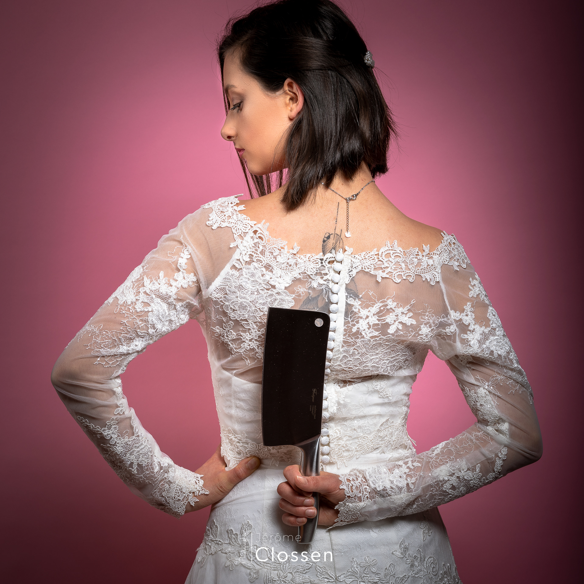 portrait / femme / mariage / Ardennes