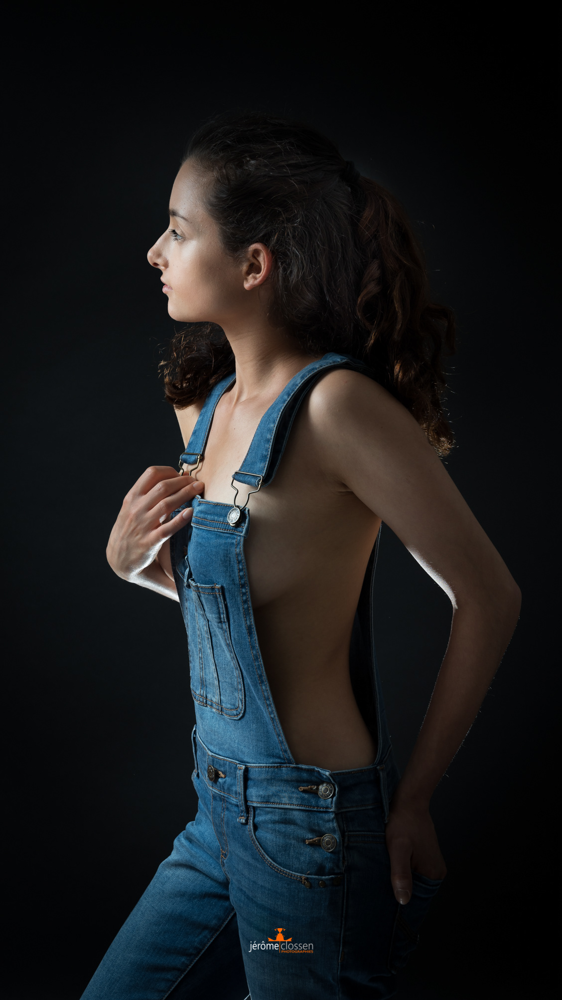 portrait / femme / studio