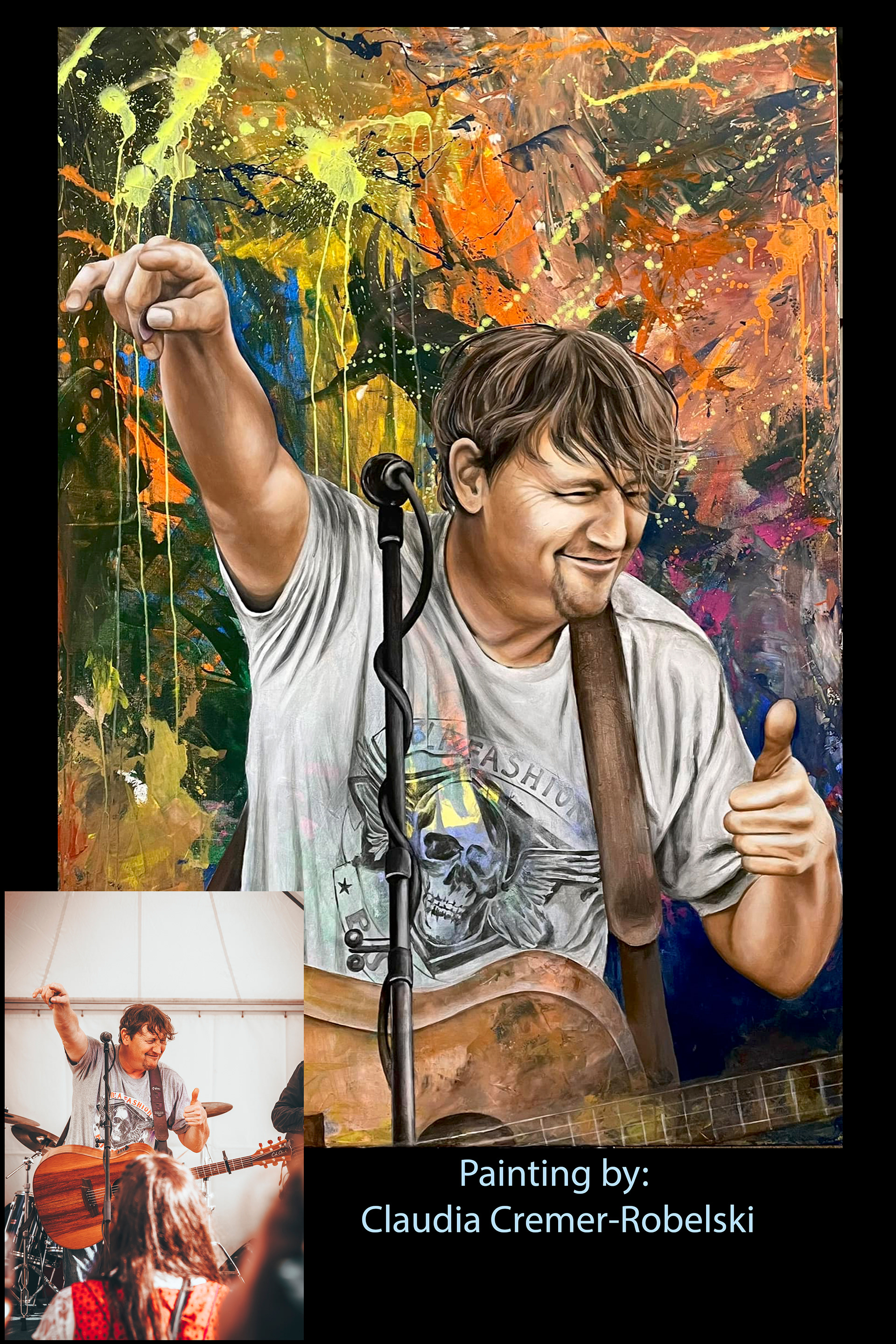 when your photo gets turned into a fantastic piece of art by @CCR-Atelier