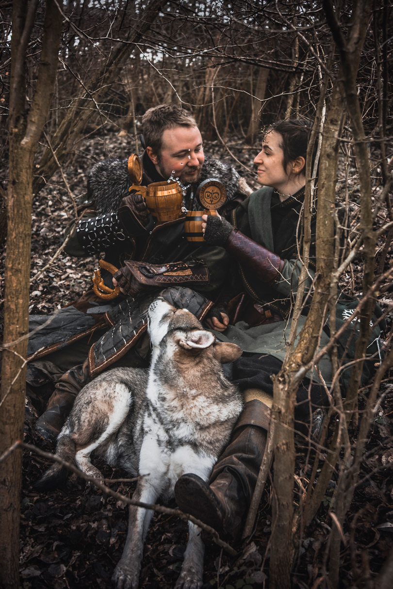 Cozplay Elena and Lothar with Ghost