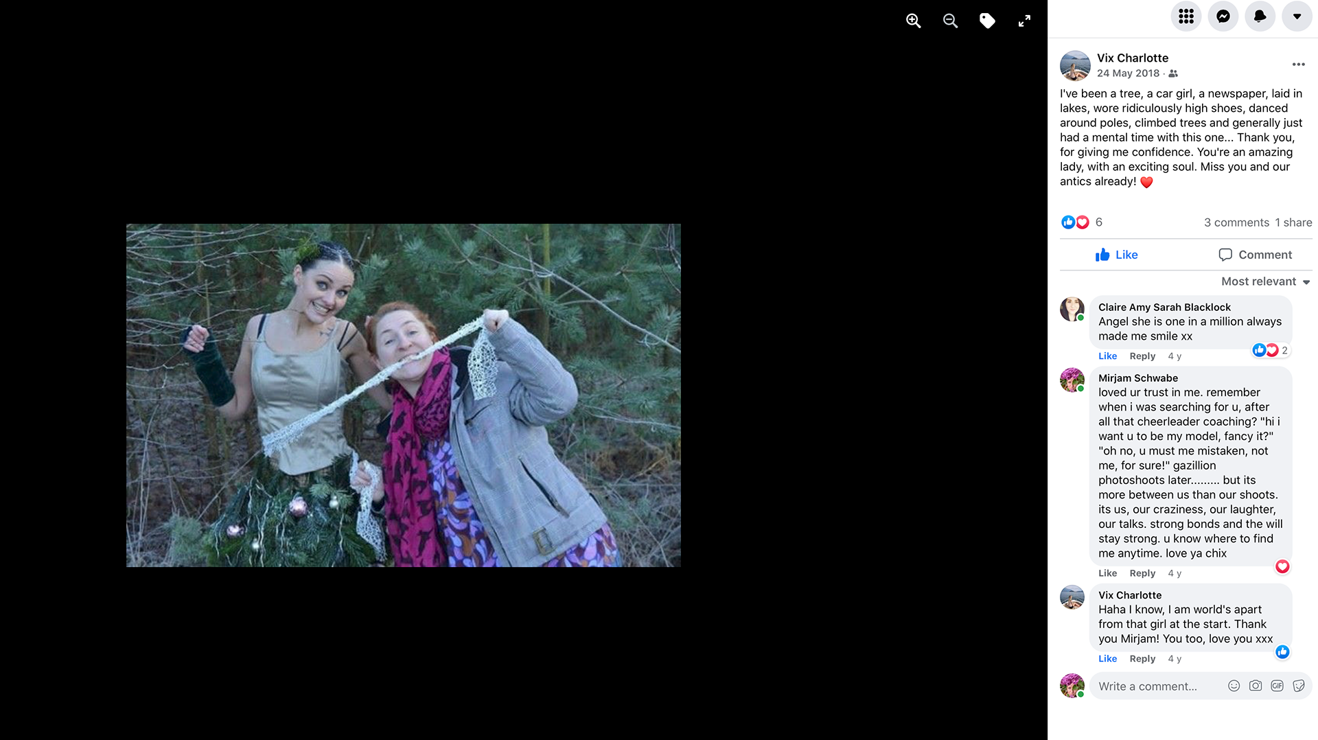 miss this crazy beautiful woman and her family, love @Vix