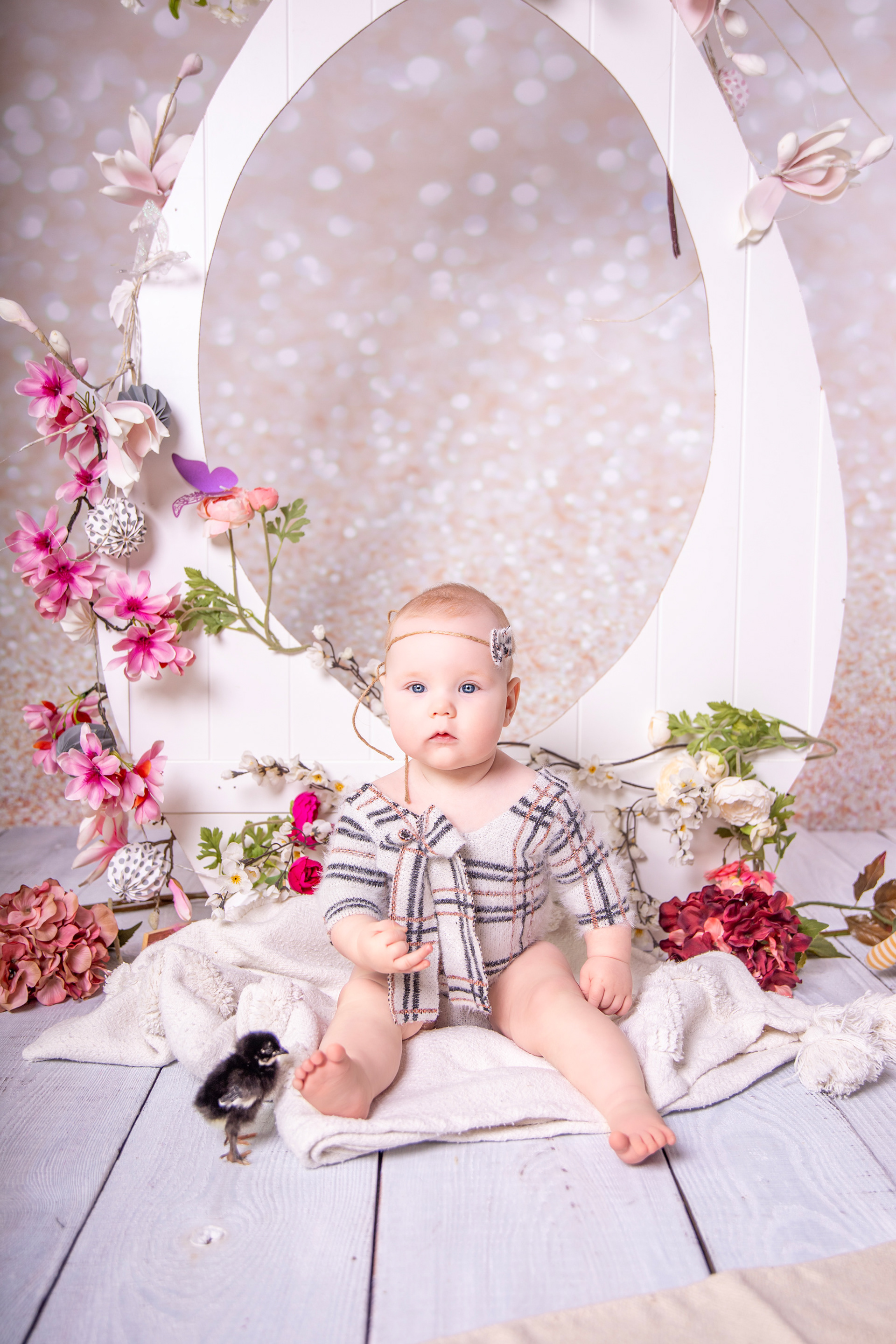 Audi with easter chick