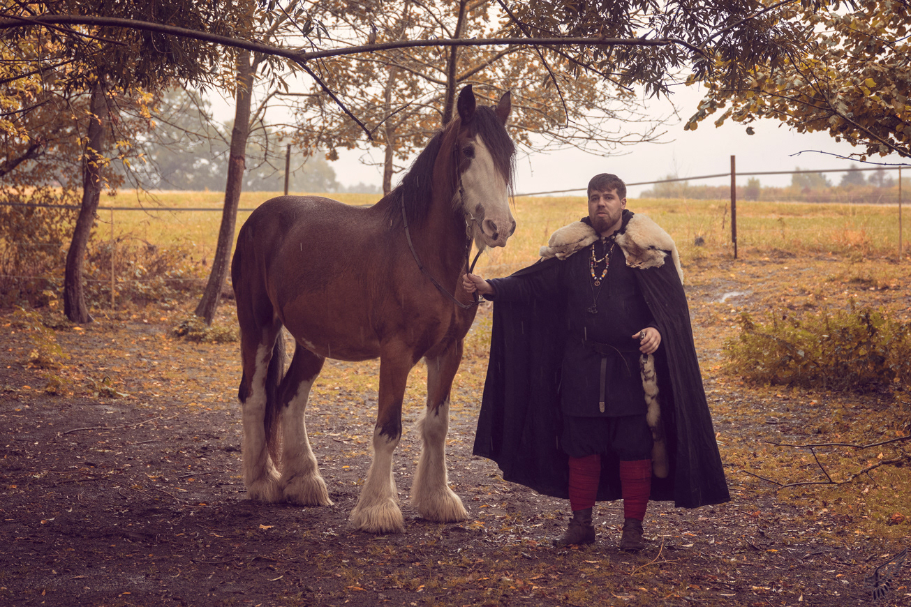 Lukas and the work horse