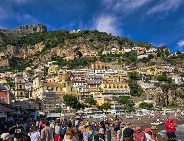 Busy Positano
