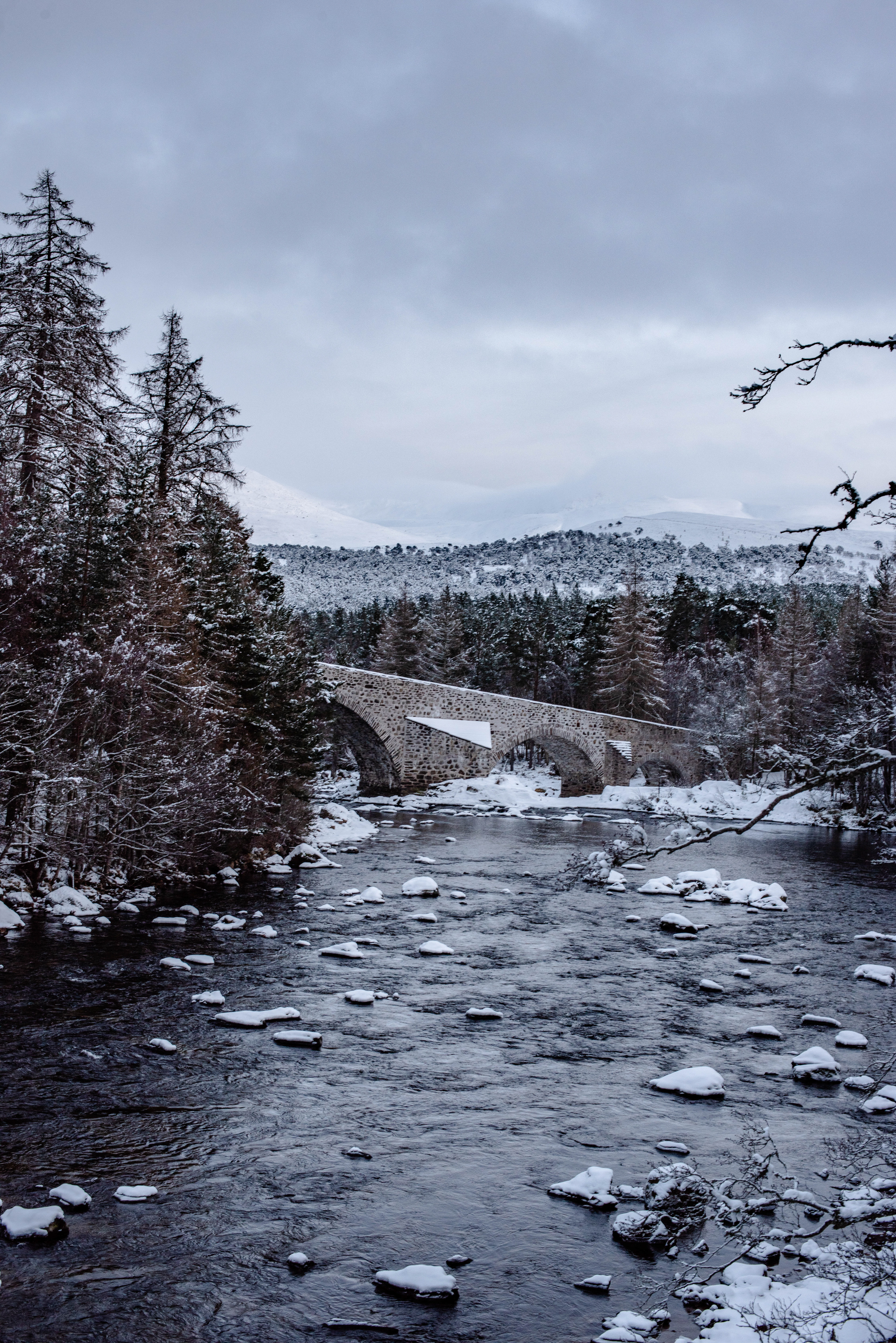 Auld Brig O' Dee, Cairngorms, February 2021