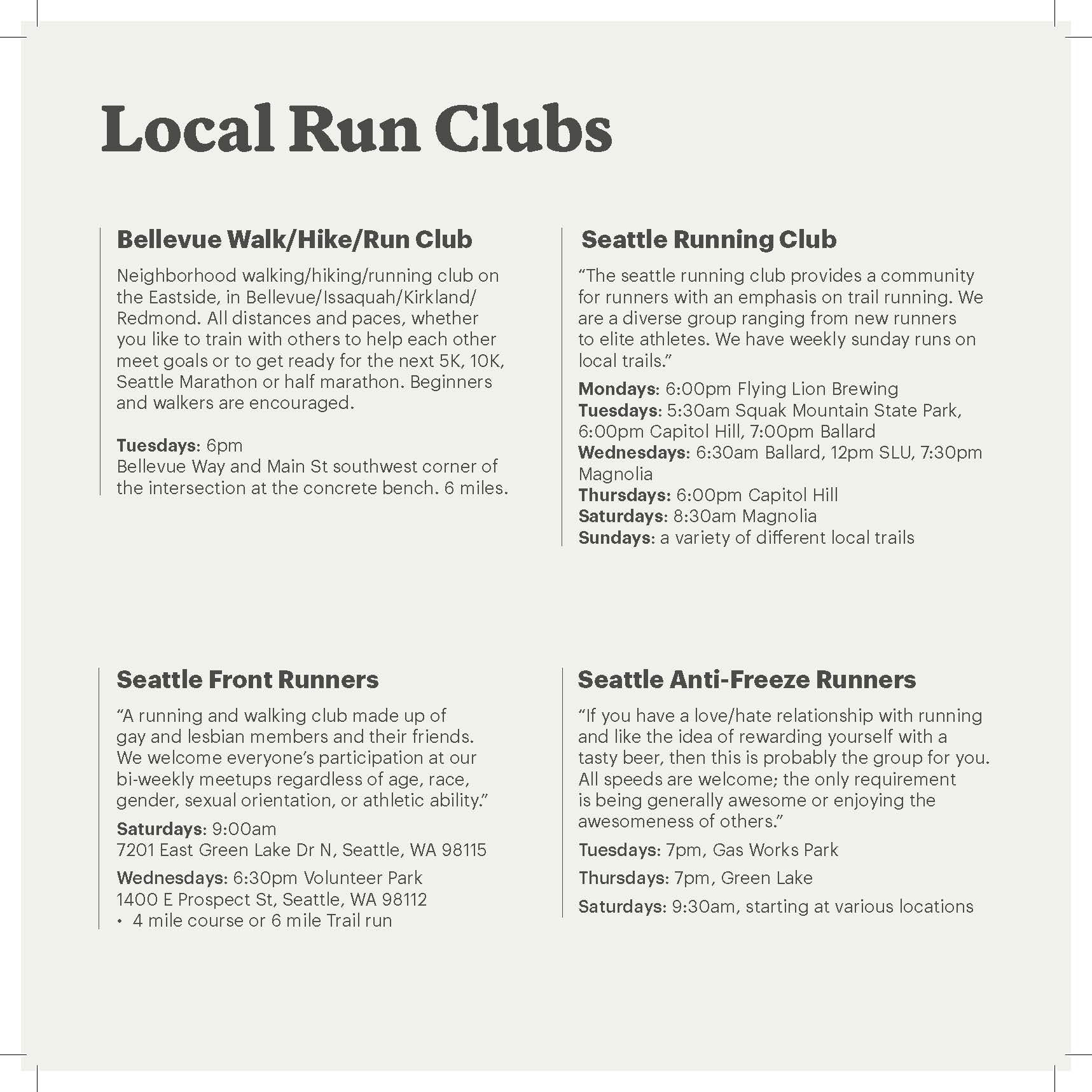 Part 2 of local run club sign to be featured near run shop