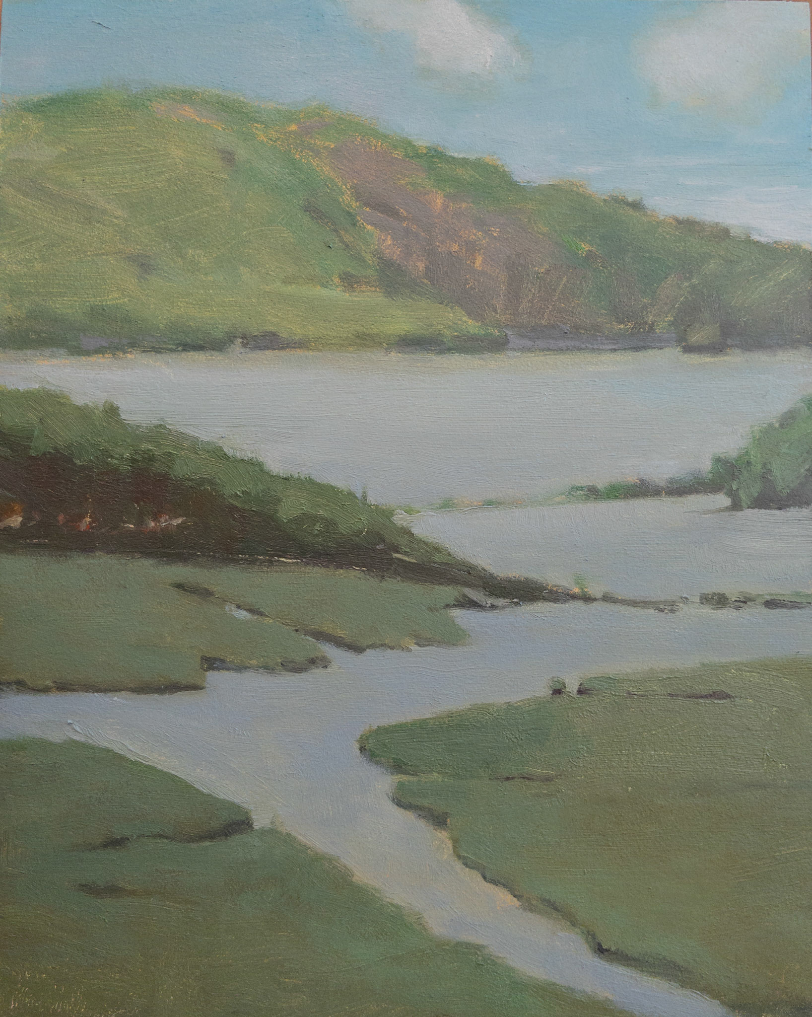 SOLD View from Boscobel, 10x8", Oil on panel, 2022