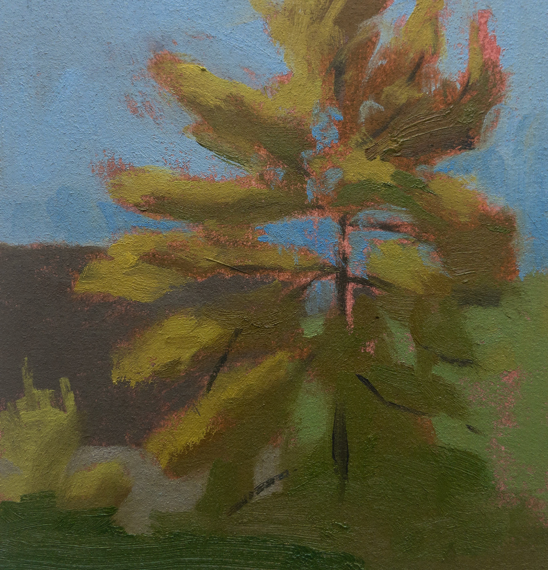 Oil On Paper, 5 1/8“ X 5 3/8“, October 2024