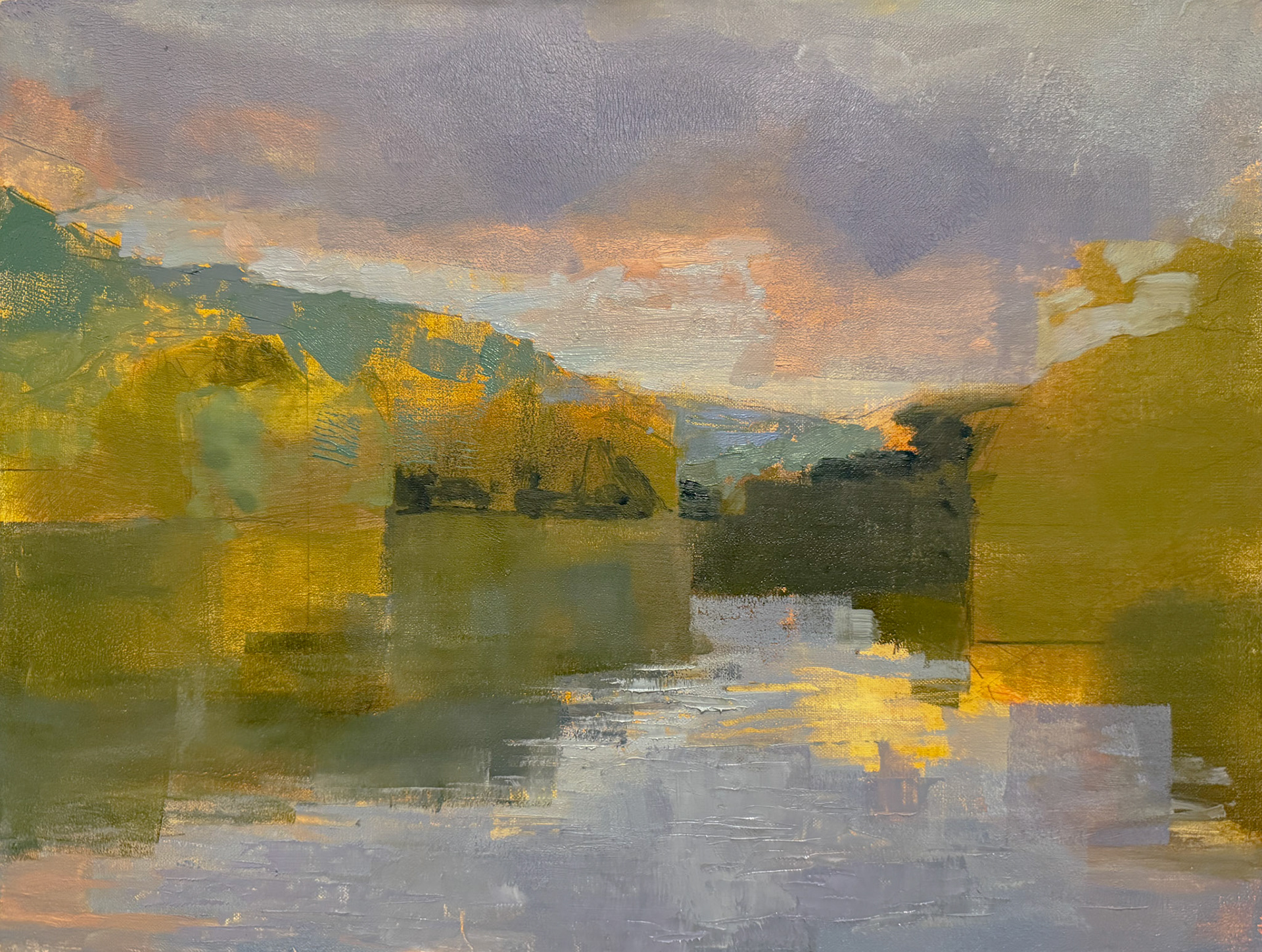 Valhalla Abstract, 11x14 inches, oil on linen SOLD