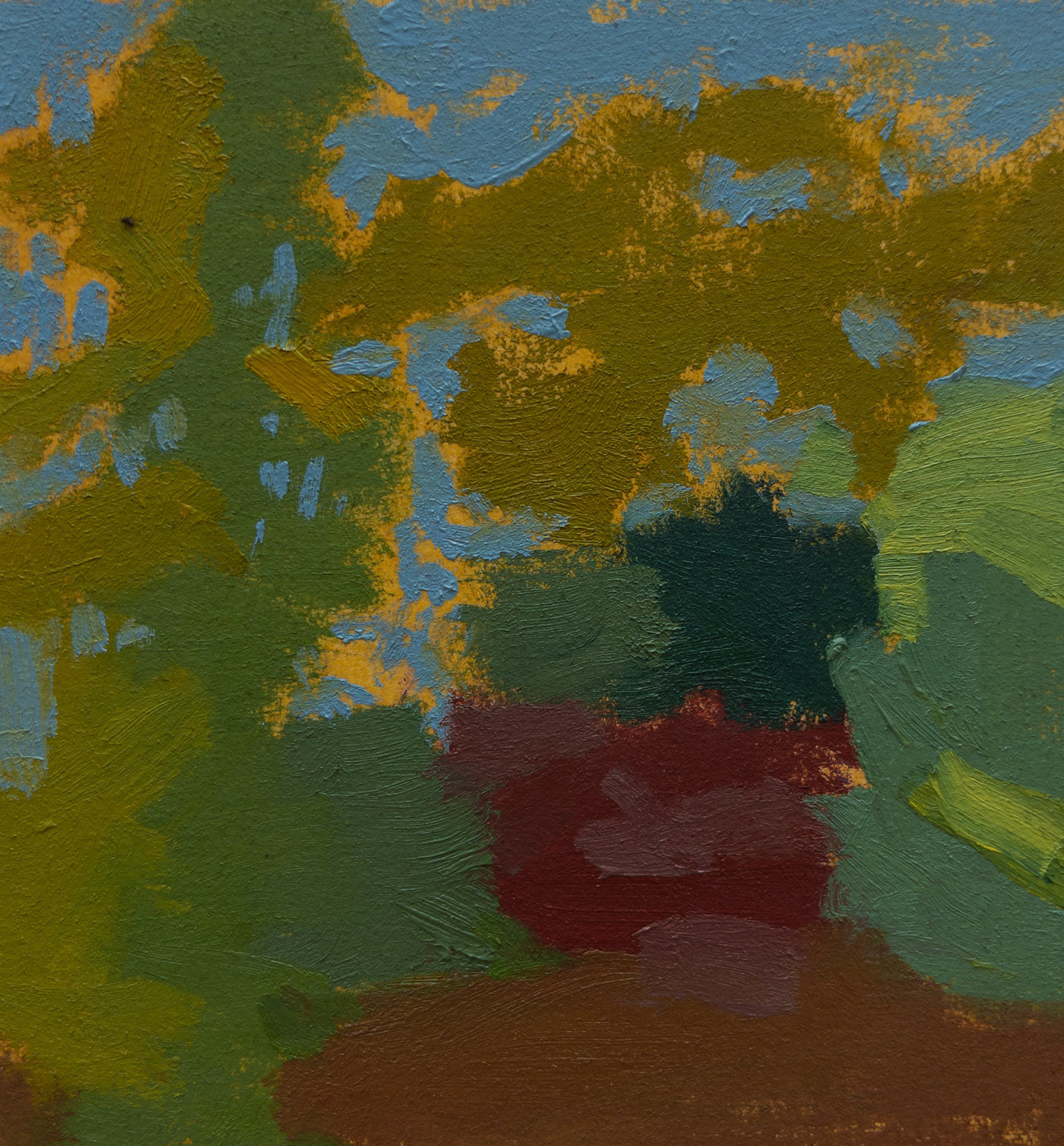 Oil On Paper, 5 3/8“ X 5“, October 2024