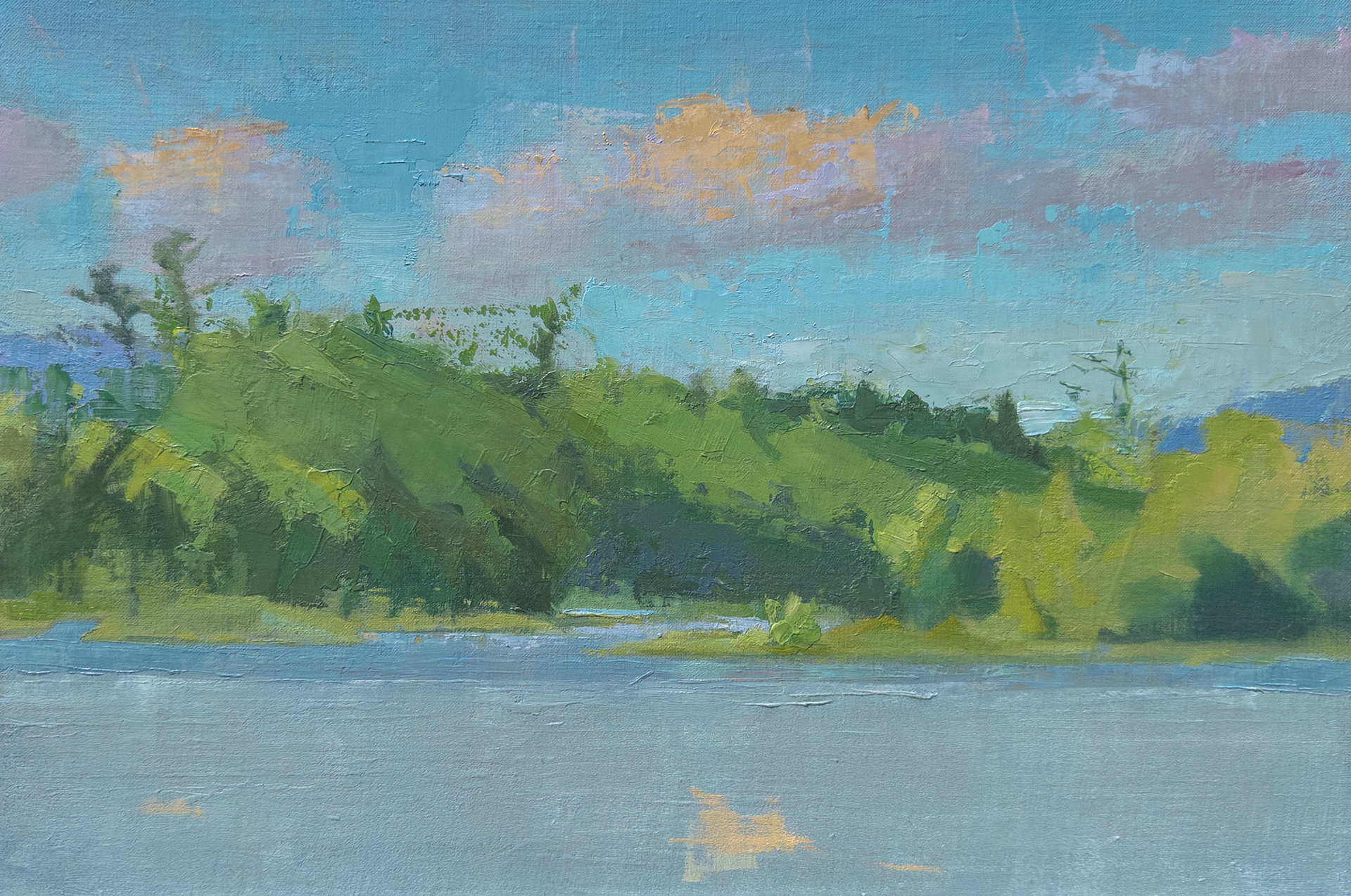 The Wind is Shape, oil on linen panel, 12x18 inches, 2026