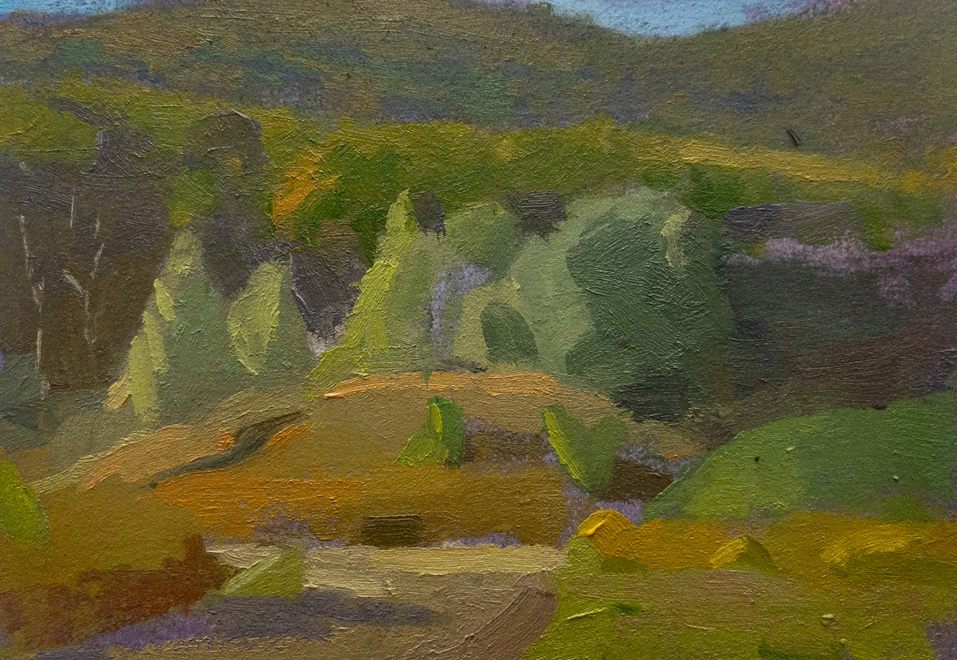 SOLD 7x5", oil on paper, 2024