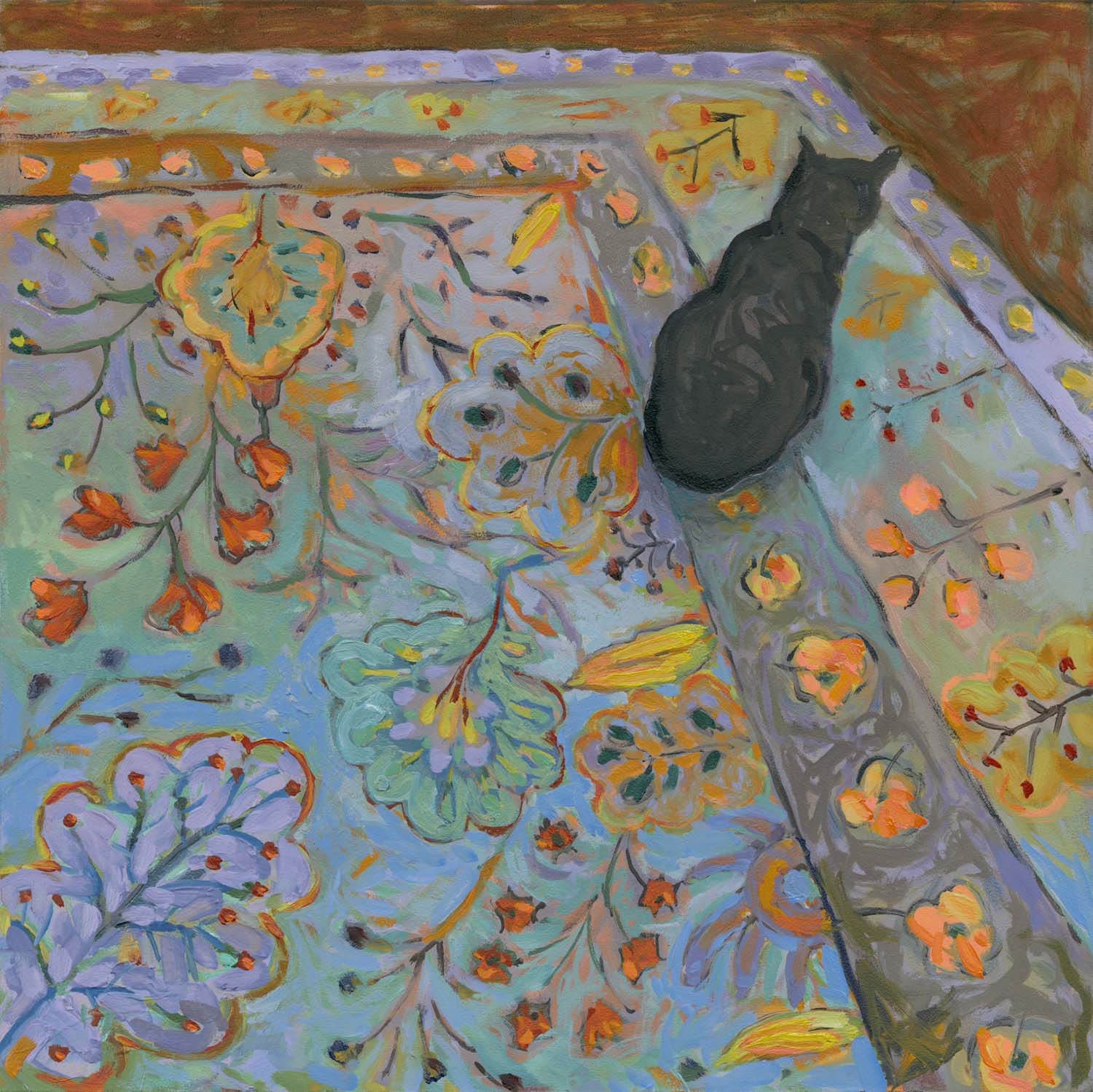 Sophie, oil on panel, 12x12, 2019 Sold