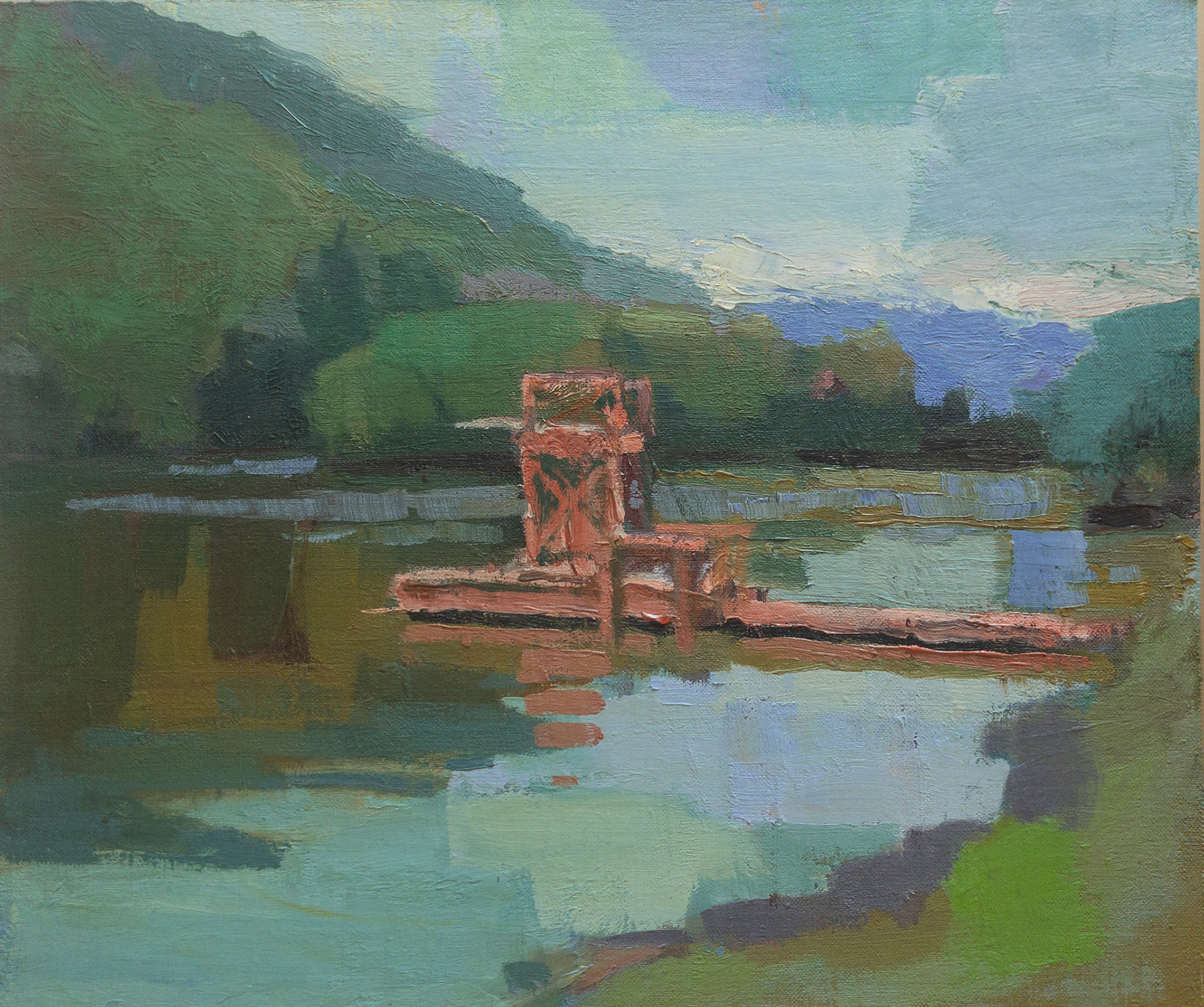 SOLD 13x11, oil on linen, 2024