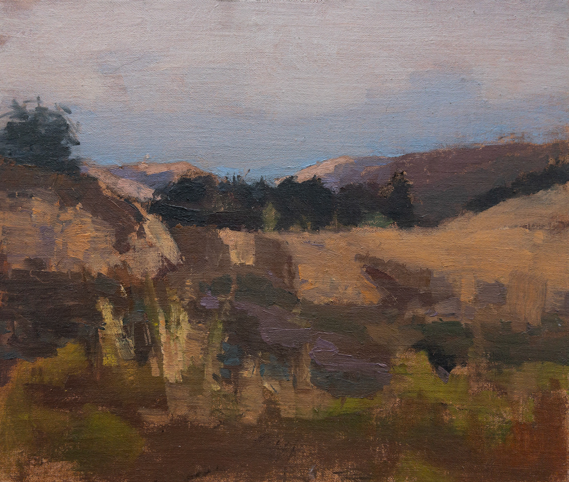 SOLD oil on linen, 12.25 x 10.5 in, 2023