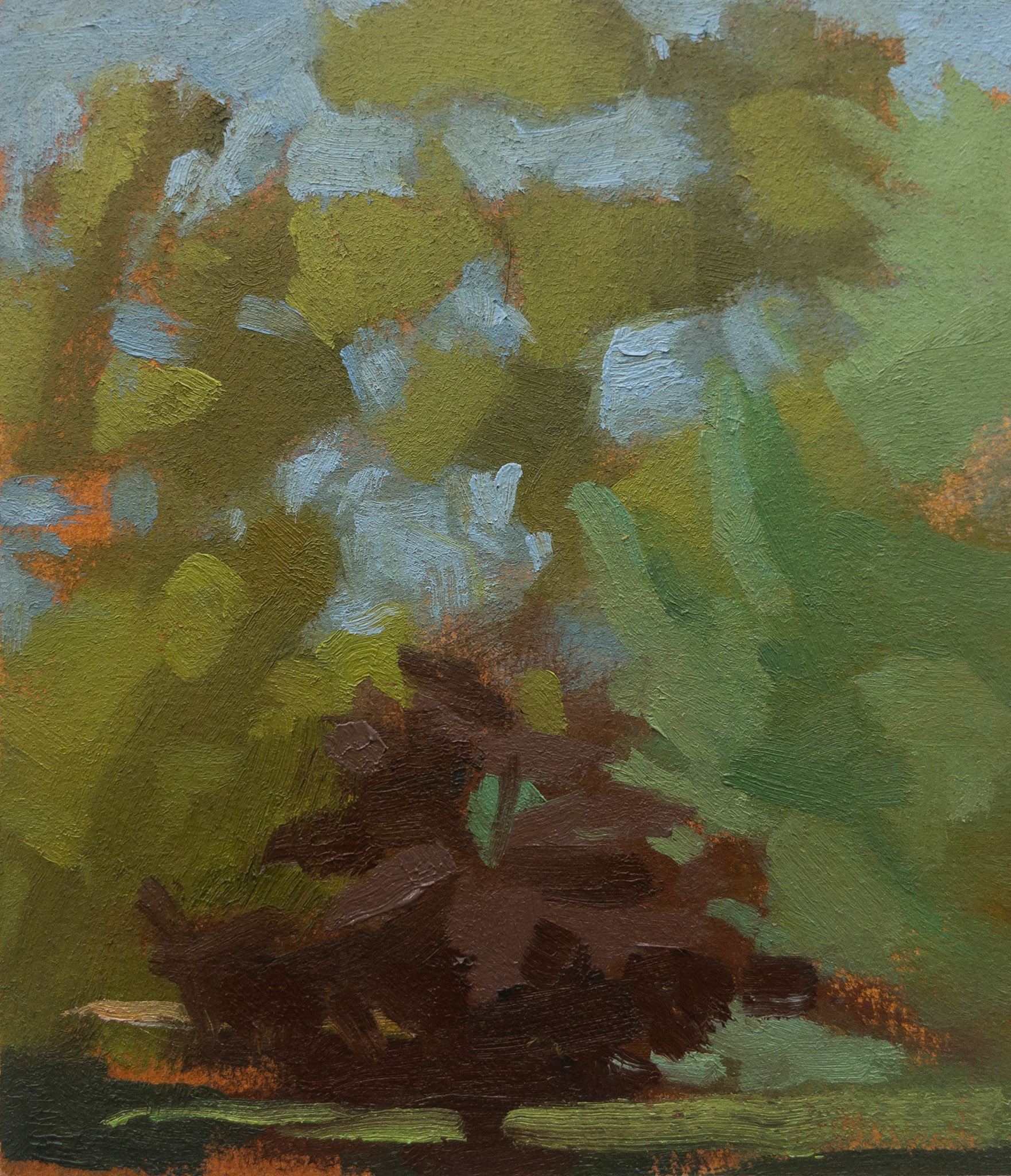 5x6", oil on paper, 2024