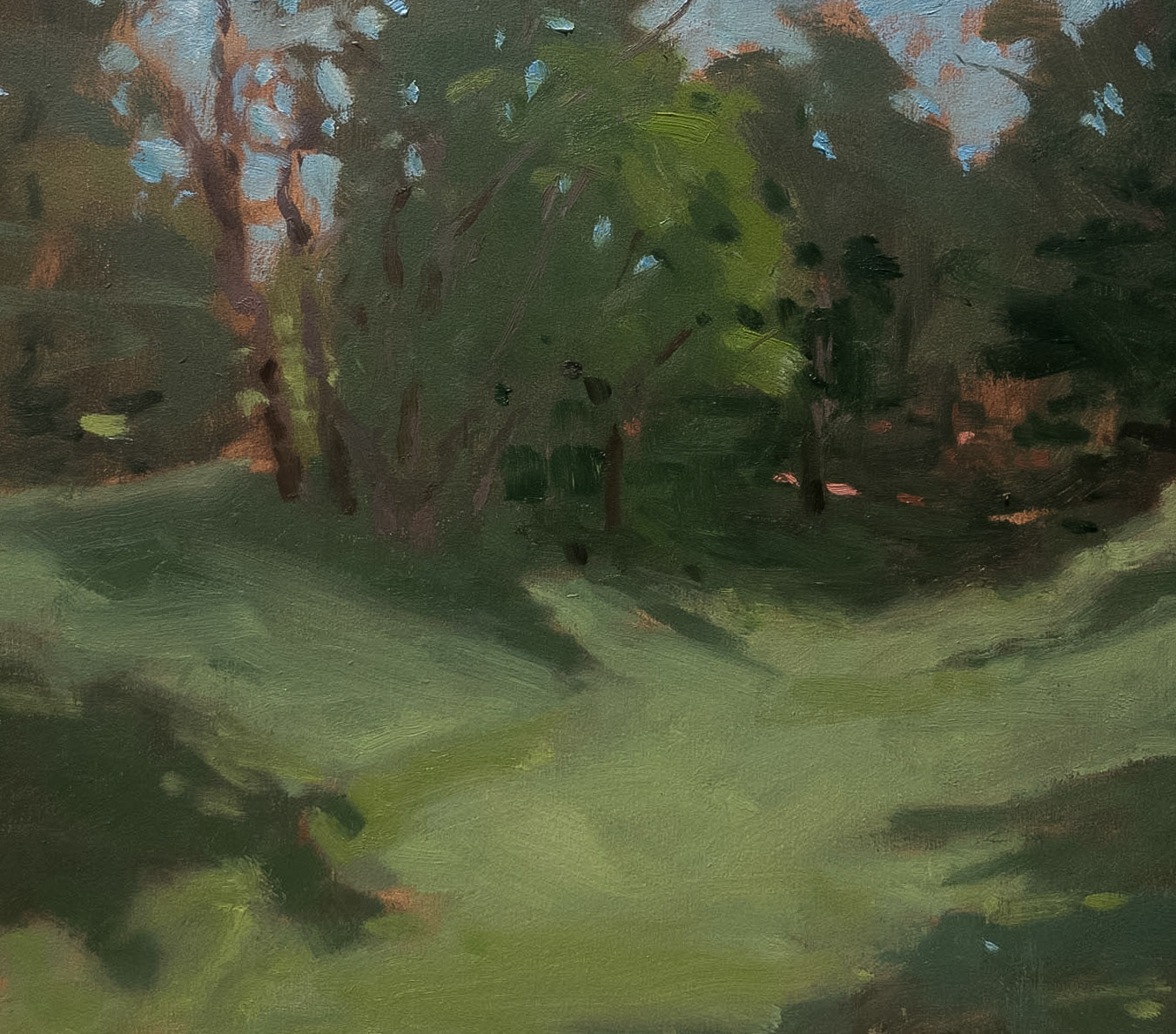 Summer Glen, Weir Farm, 2021, 14x11