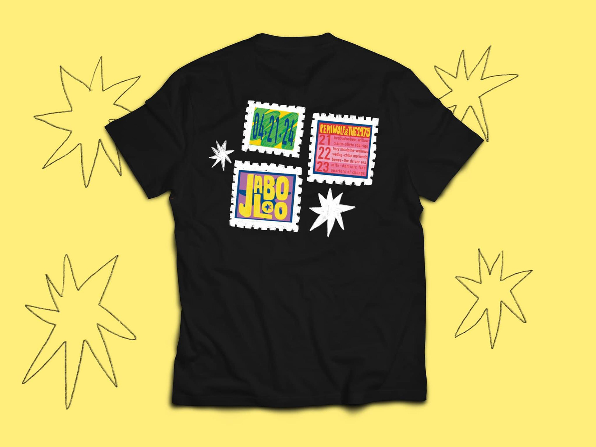 This is a tee shirt design that would be sold at the festival!