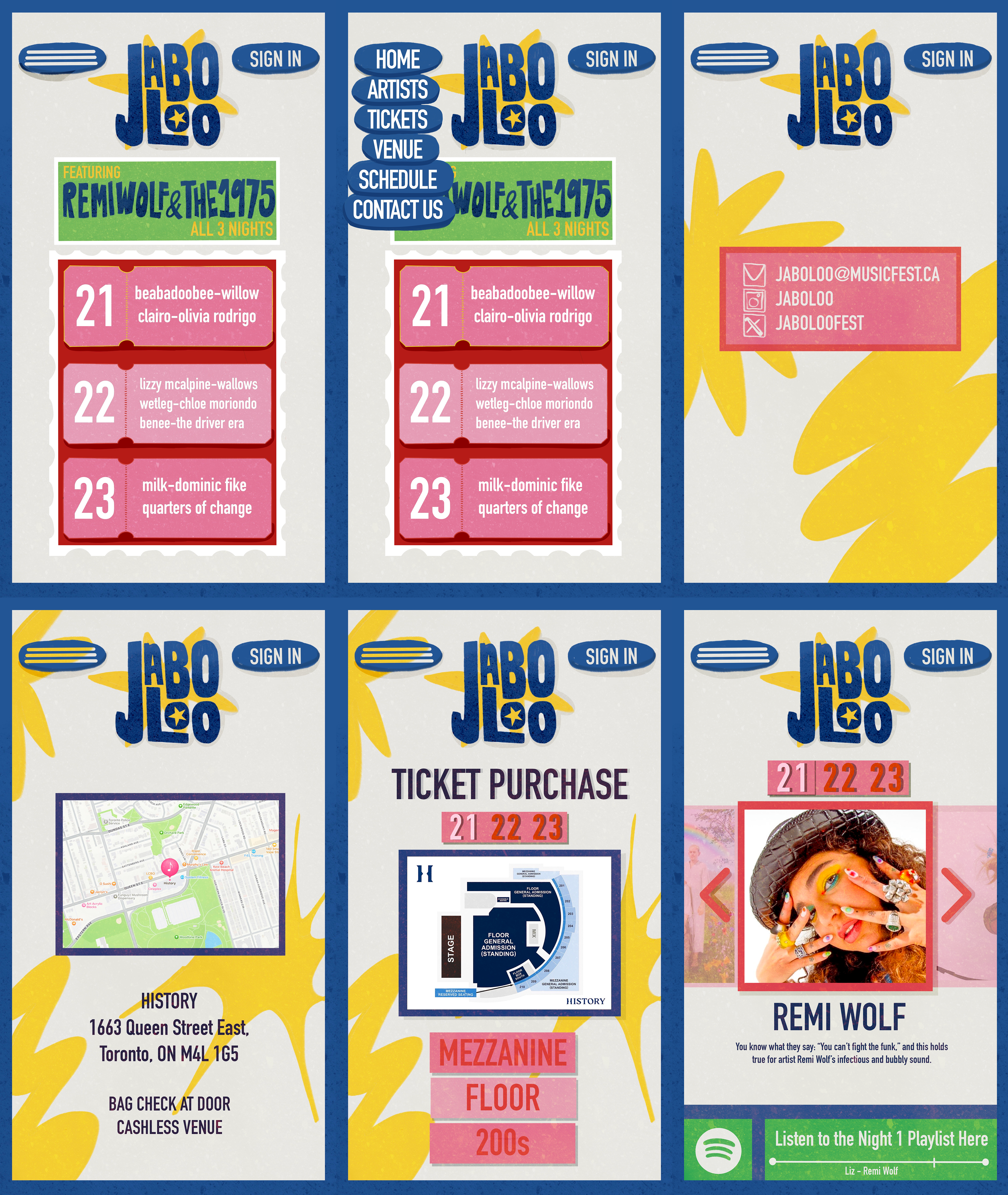 These are mockup images for the website design.