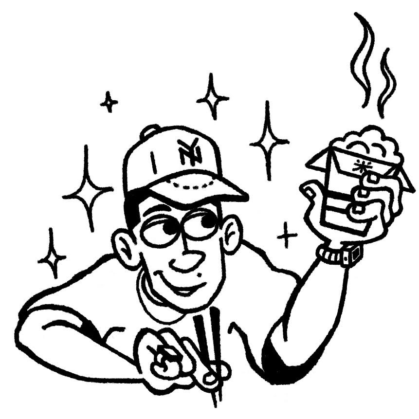 Ashbeck caricature