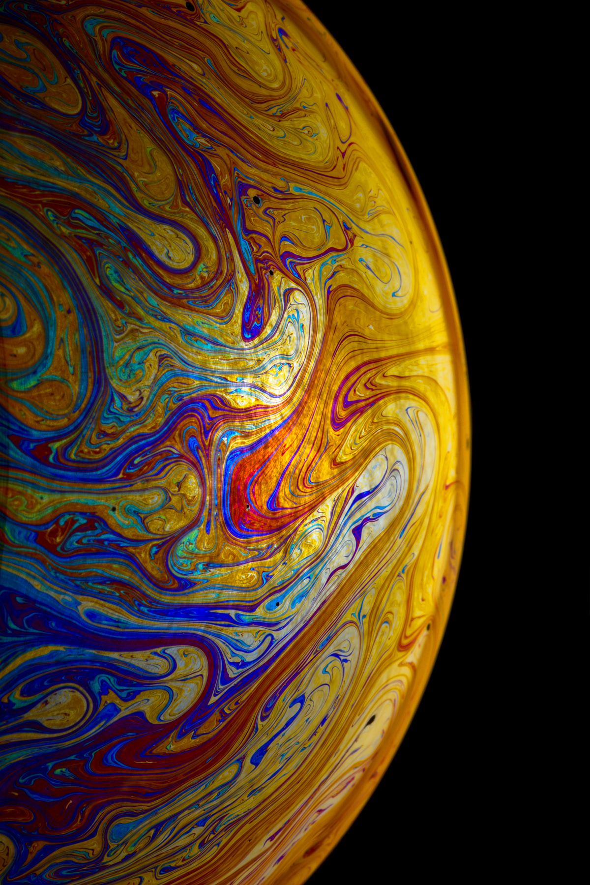 Surface of a soap bubble