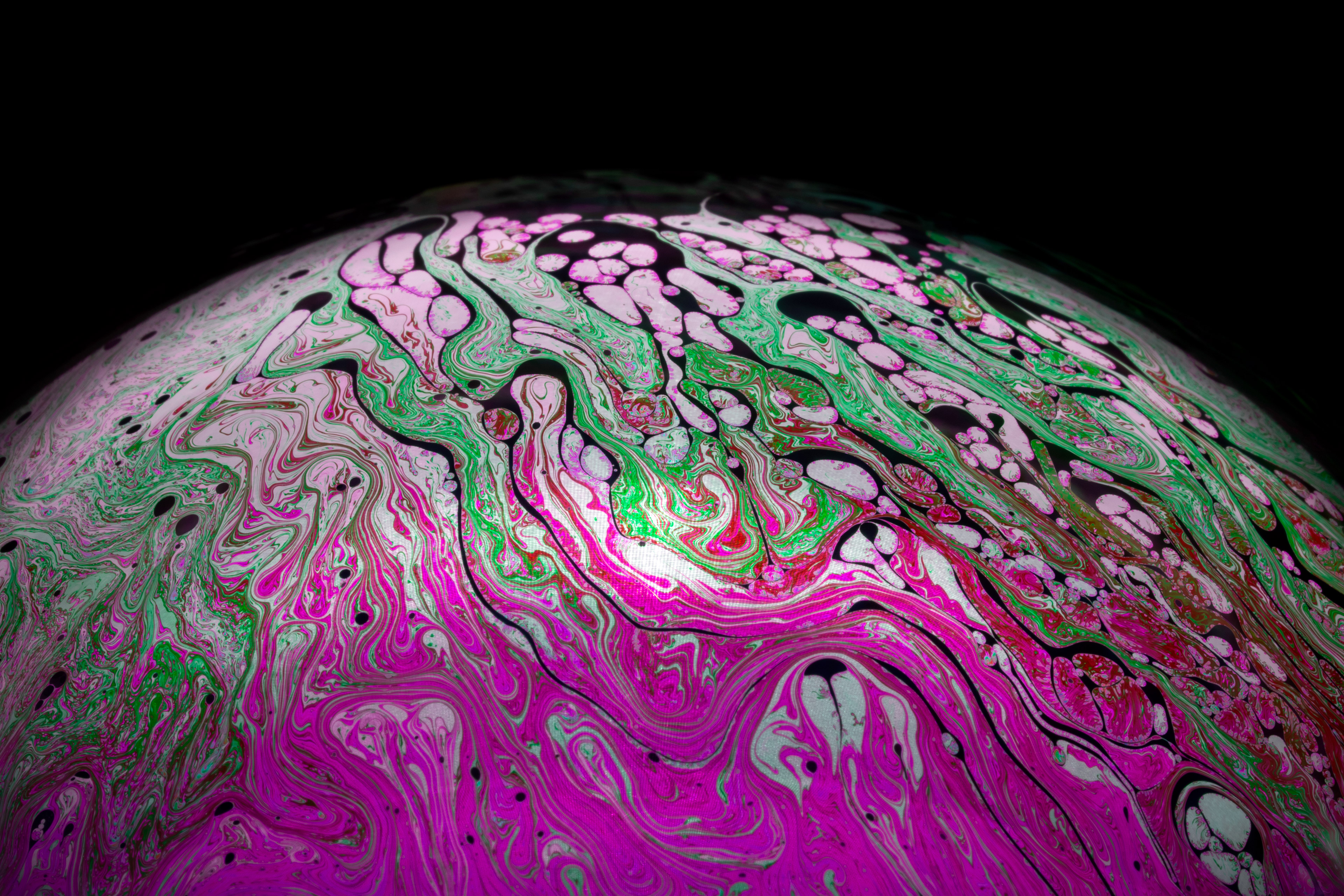 Surface of a soap bubble