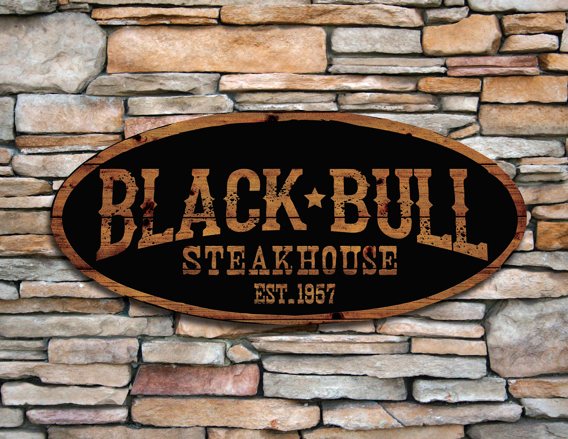 Black Bull Steakhouse Brand Design