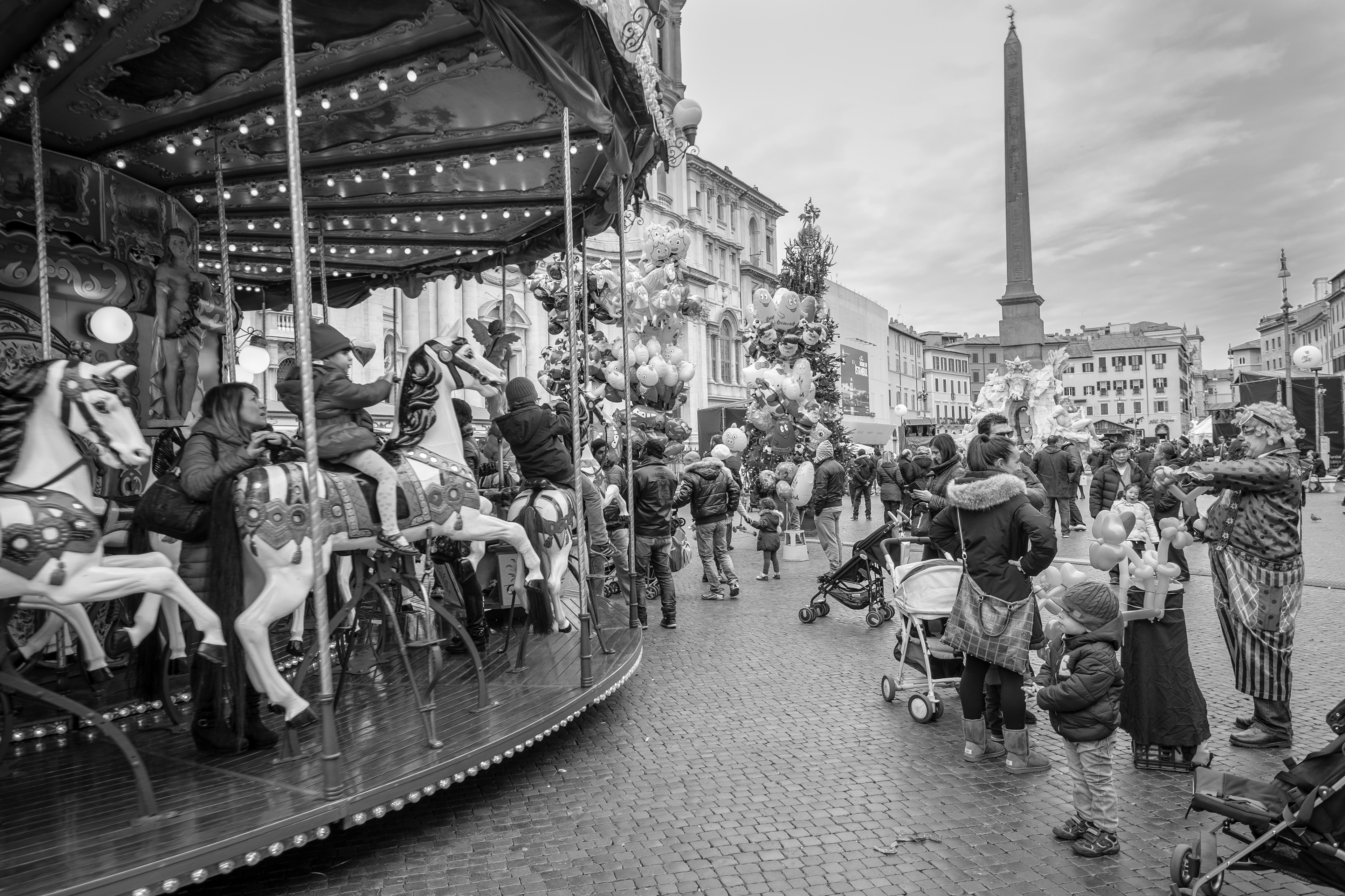 Piazza Navona Carousel ~ Roma, Italy