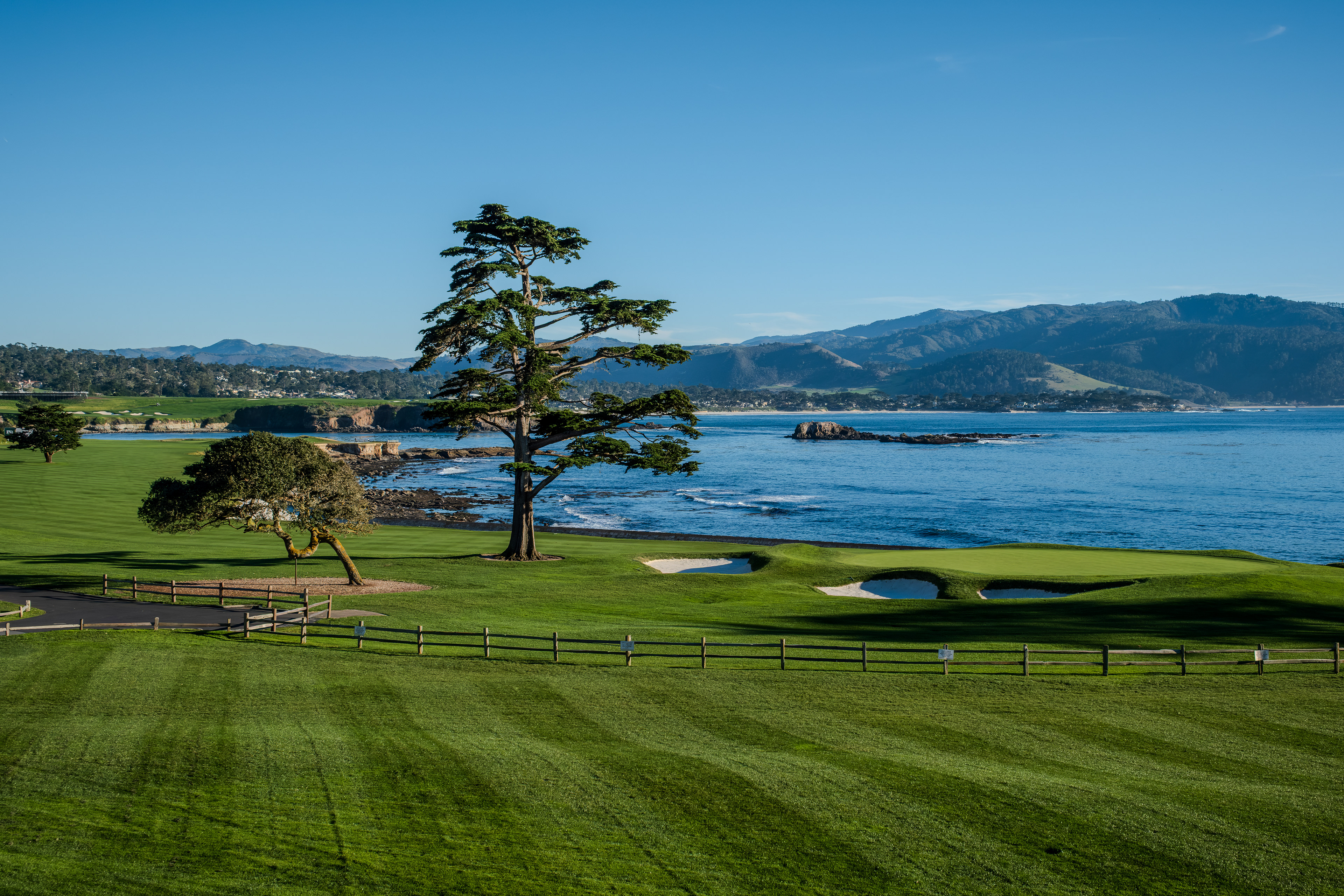 Pebble Beach Golf Course 18th Hole ~ Pebble Beach, California 