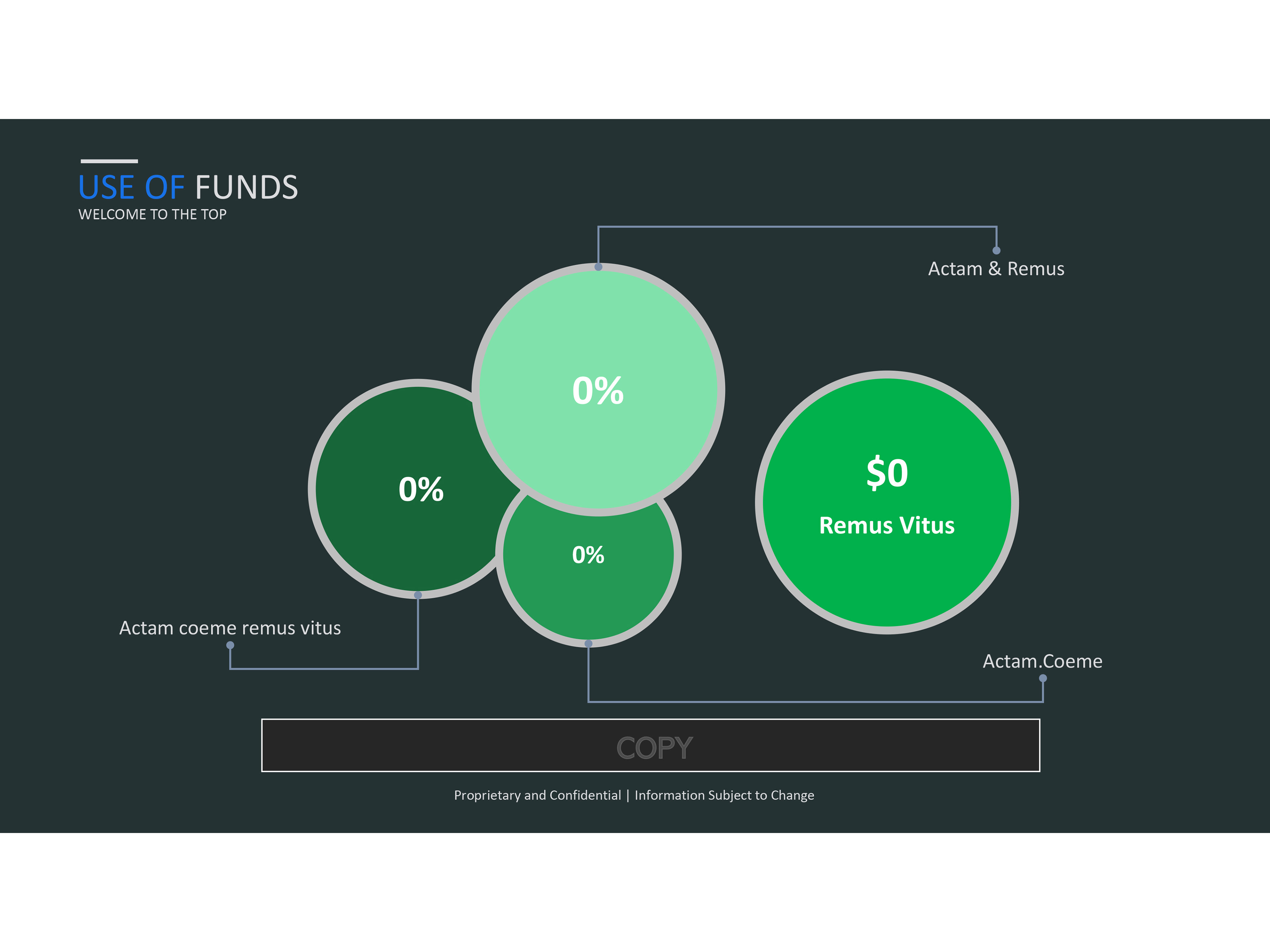 Use of Funds - BEFORE