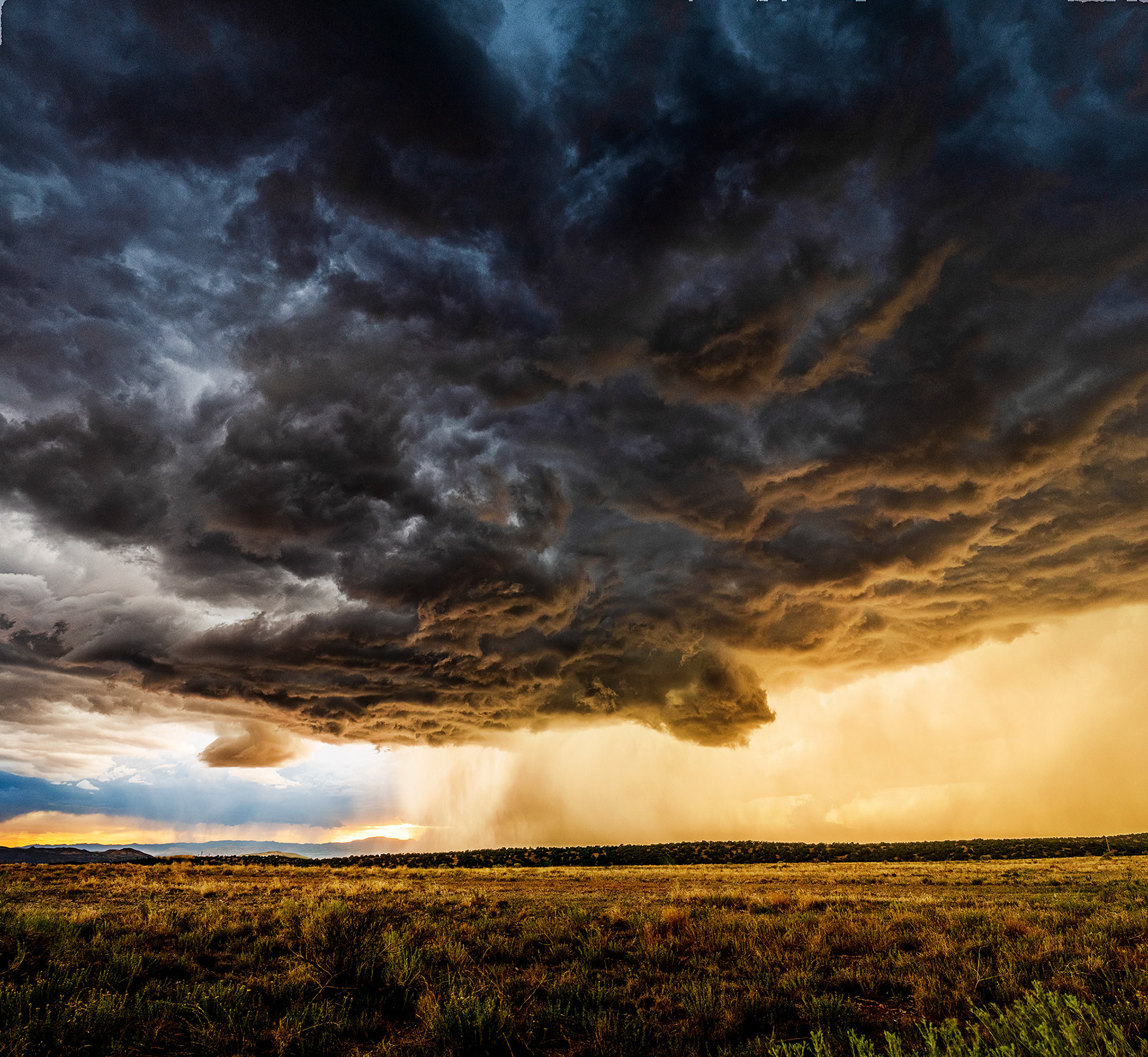 High Desert Storm, New Mexico, USA