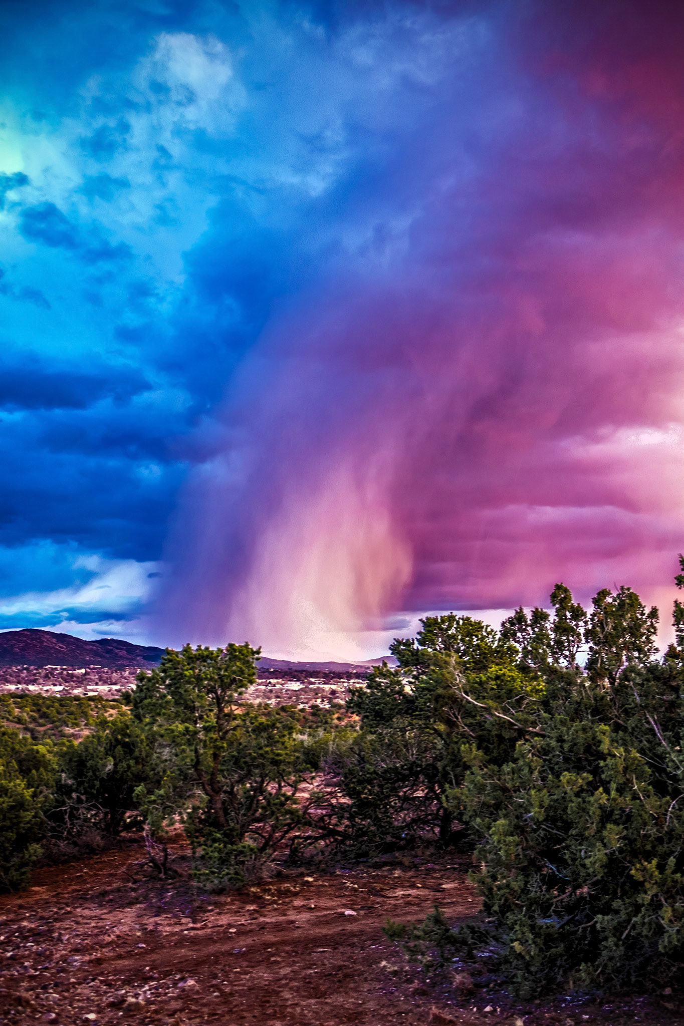 East at Sunset, Santa Fe
