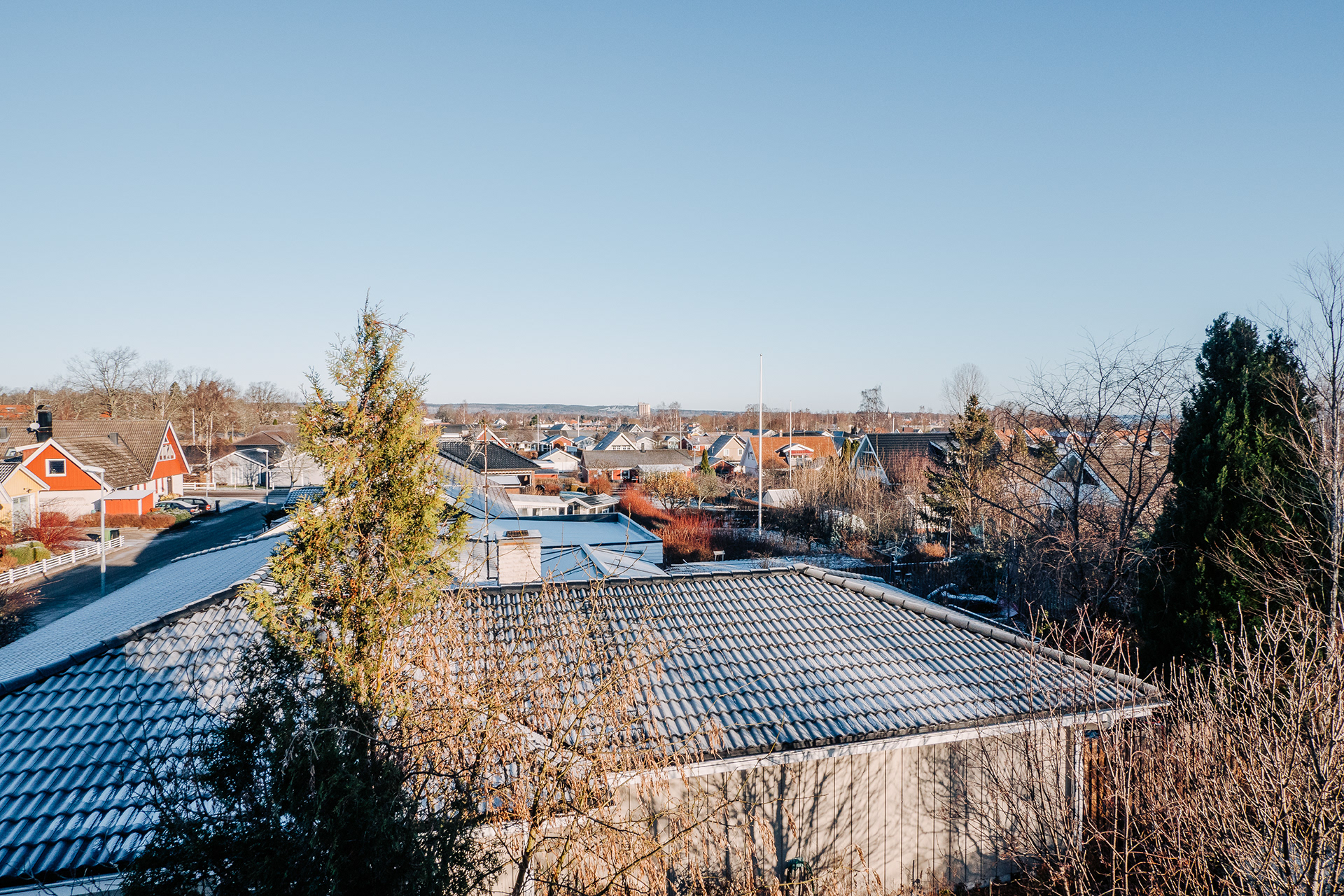 Vy från balkong