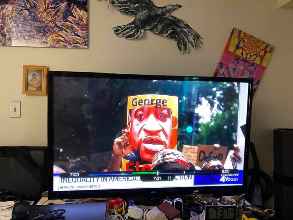 Protest image on the News