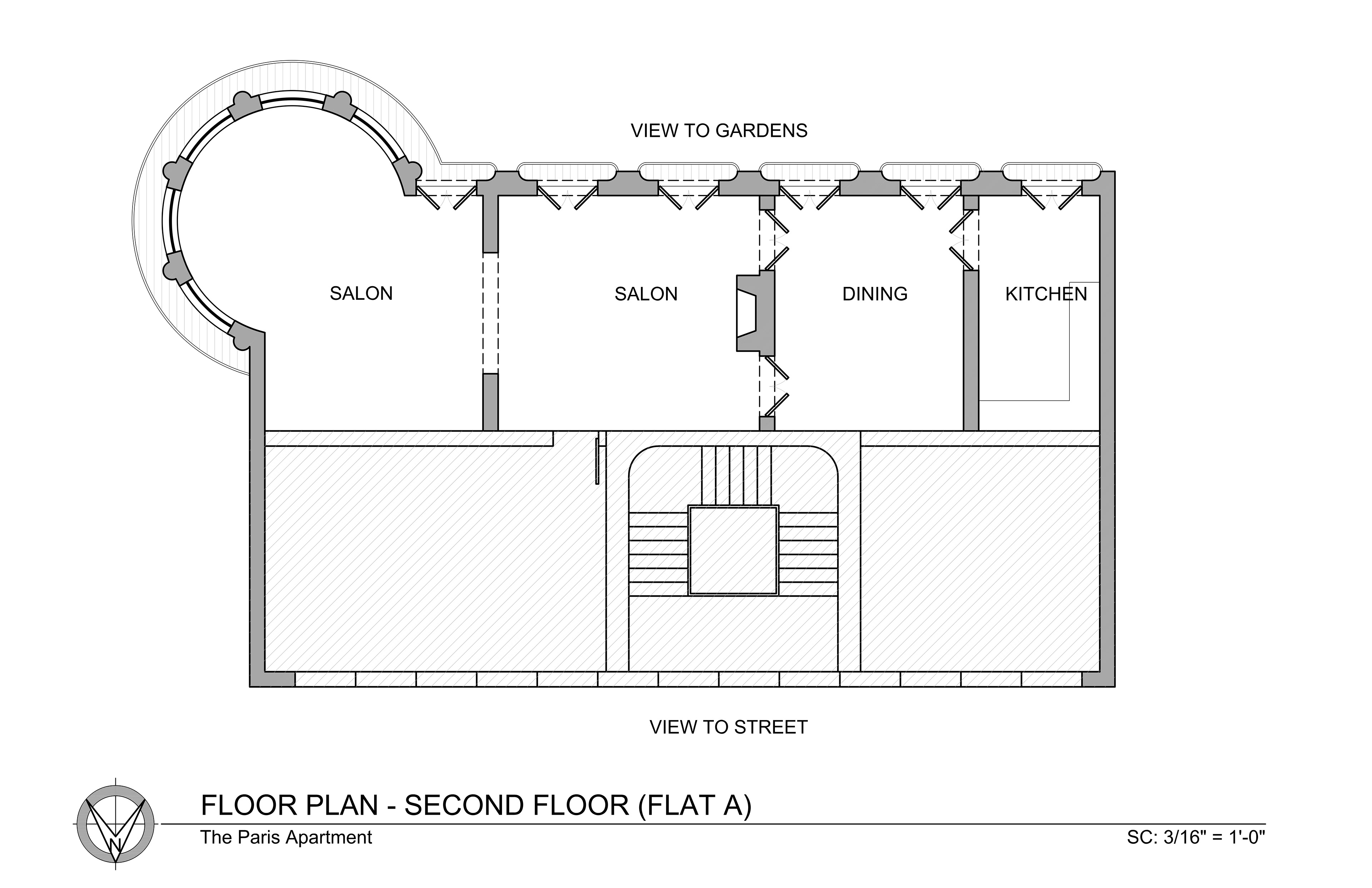 The provided floor plan for the experience.