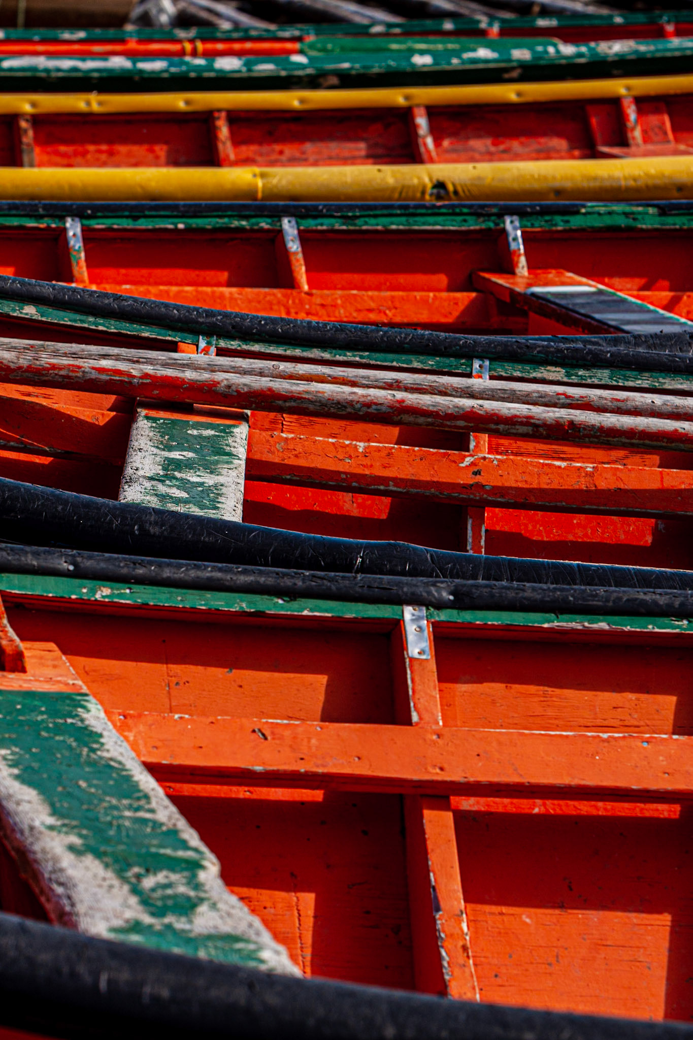 Row of Row Boats