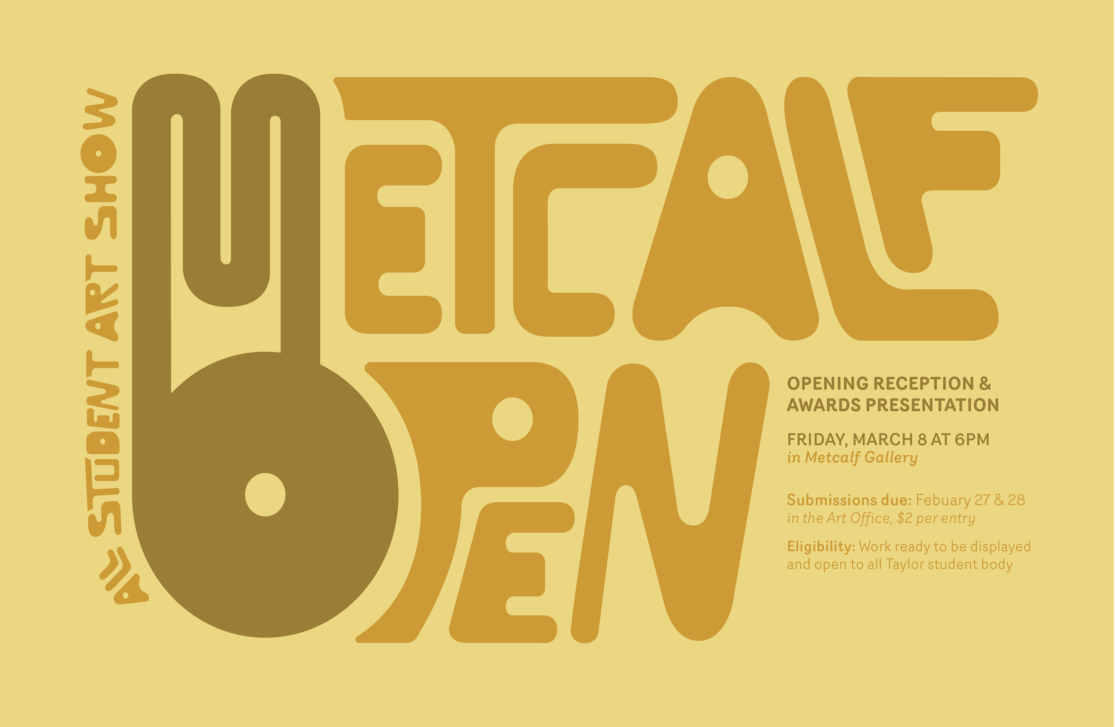 "Metcalf Open" Promotional Poster Design, Typography © Anna Mishler 2024