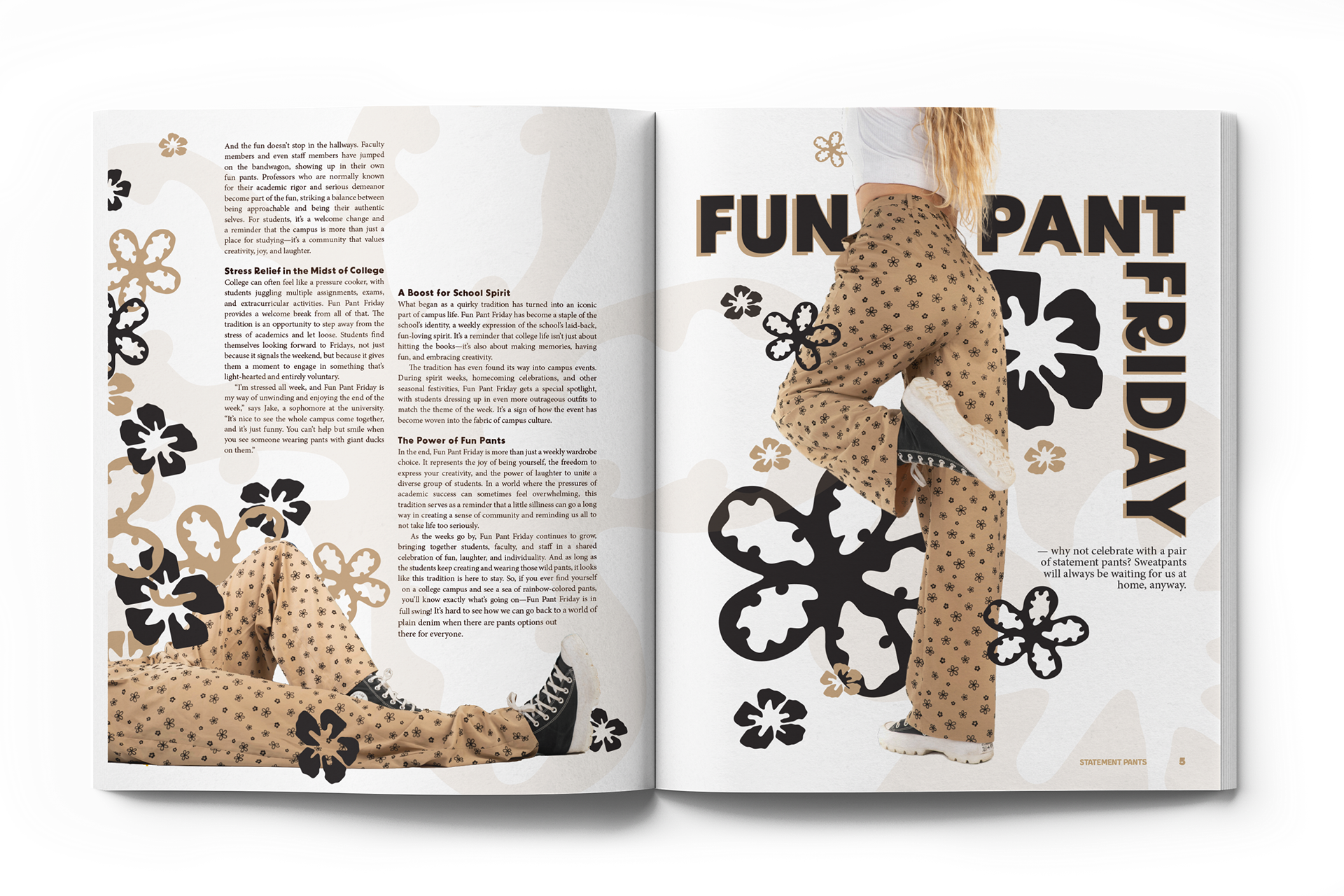 "Funky State Magazine" Editorial Design / Layout, Photography © Anna Mishler 2025