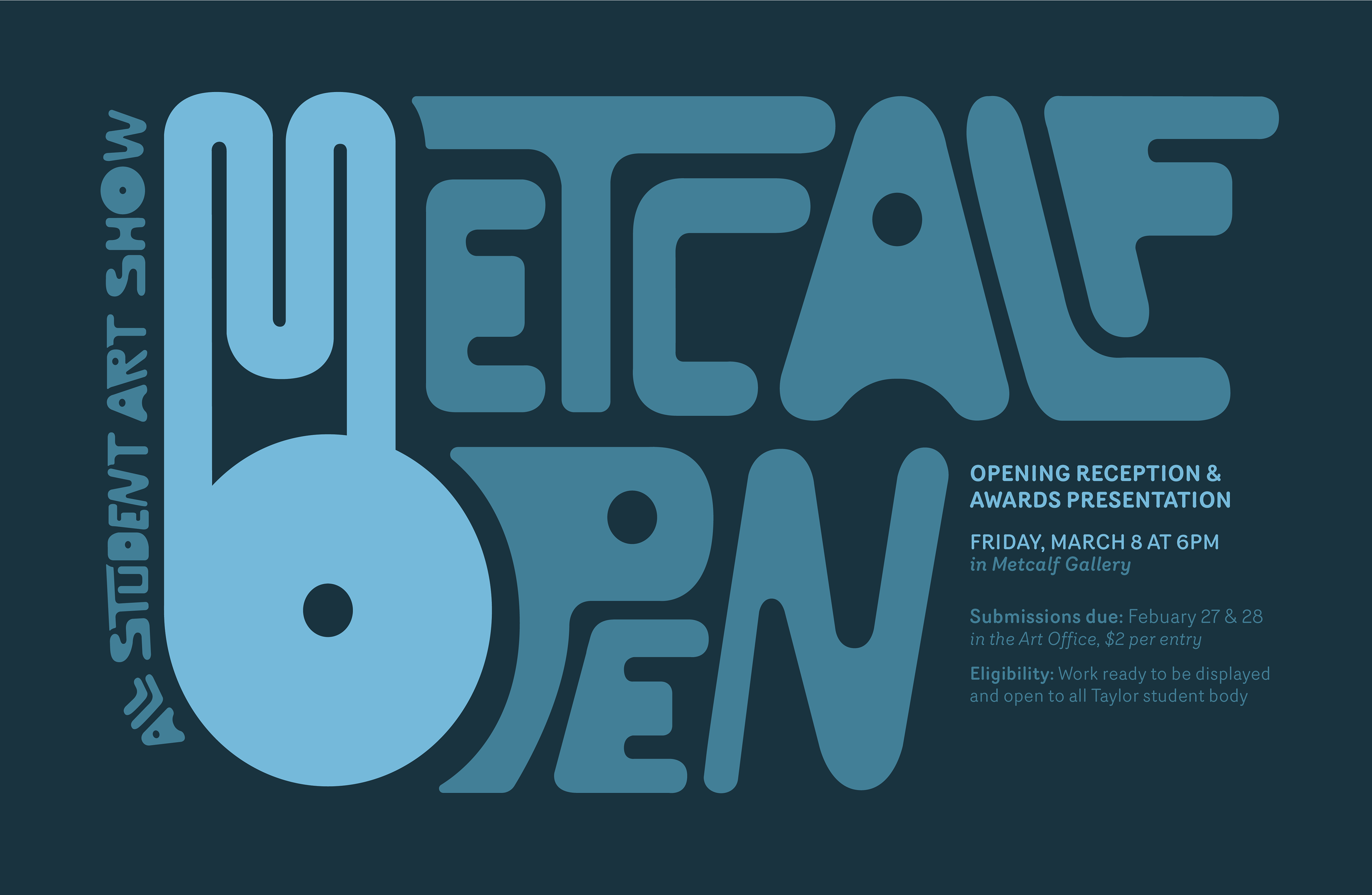 "Metcalf Open" Promotional Poster Design, Typography © Anna Mishler 2024