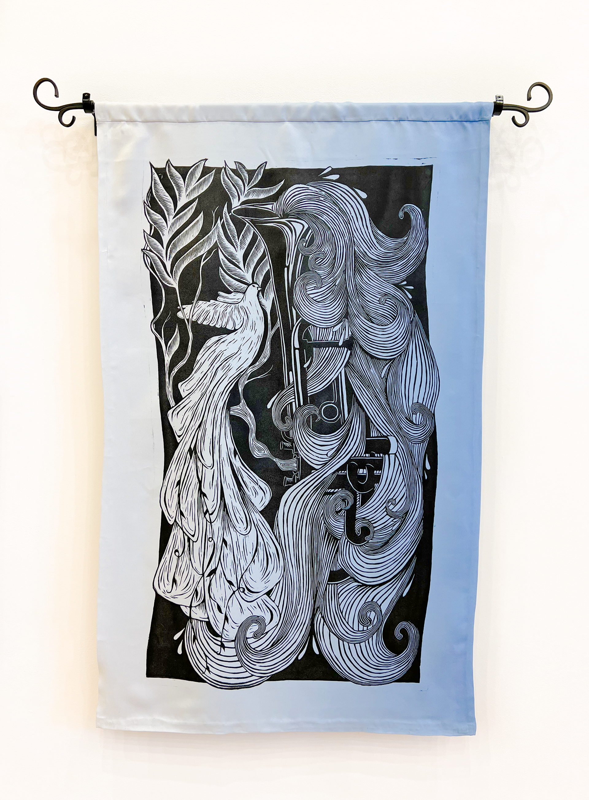 "Emergence" Relief MDF Cut © Anna Mishler 2024