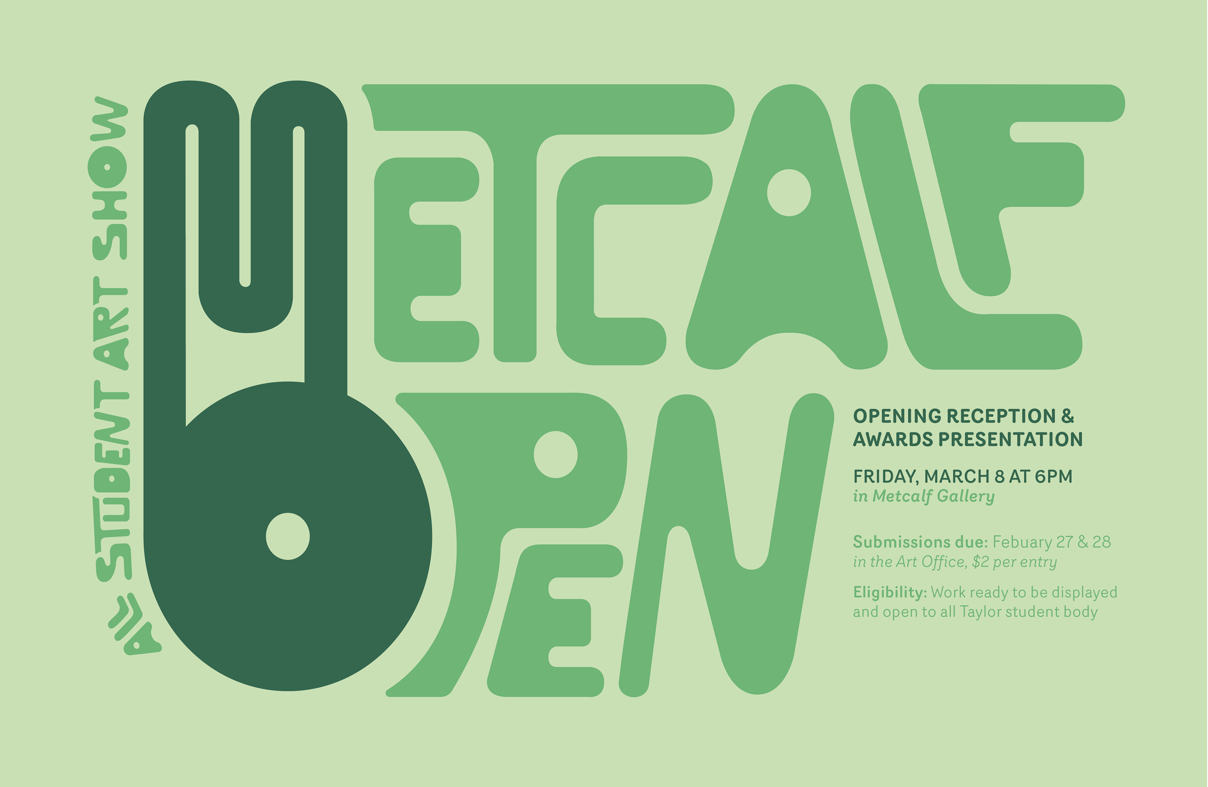 "Metcalf Open" Promotional Poster Design, Typography © Anna Mishler 2024