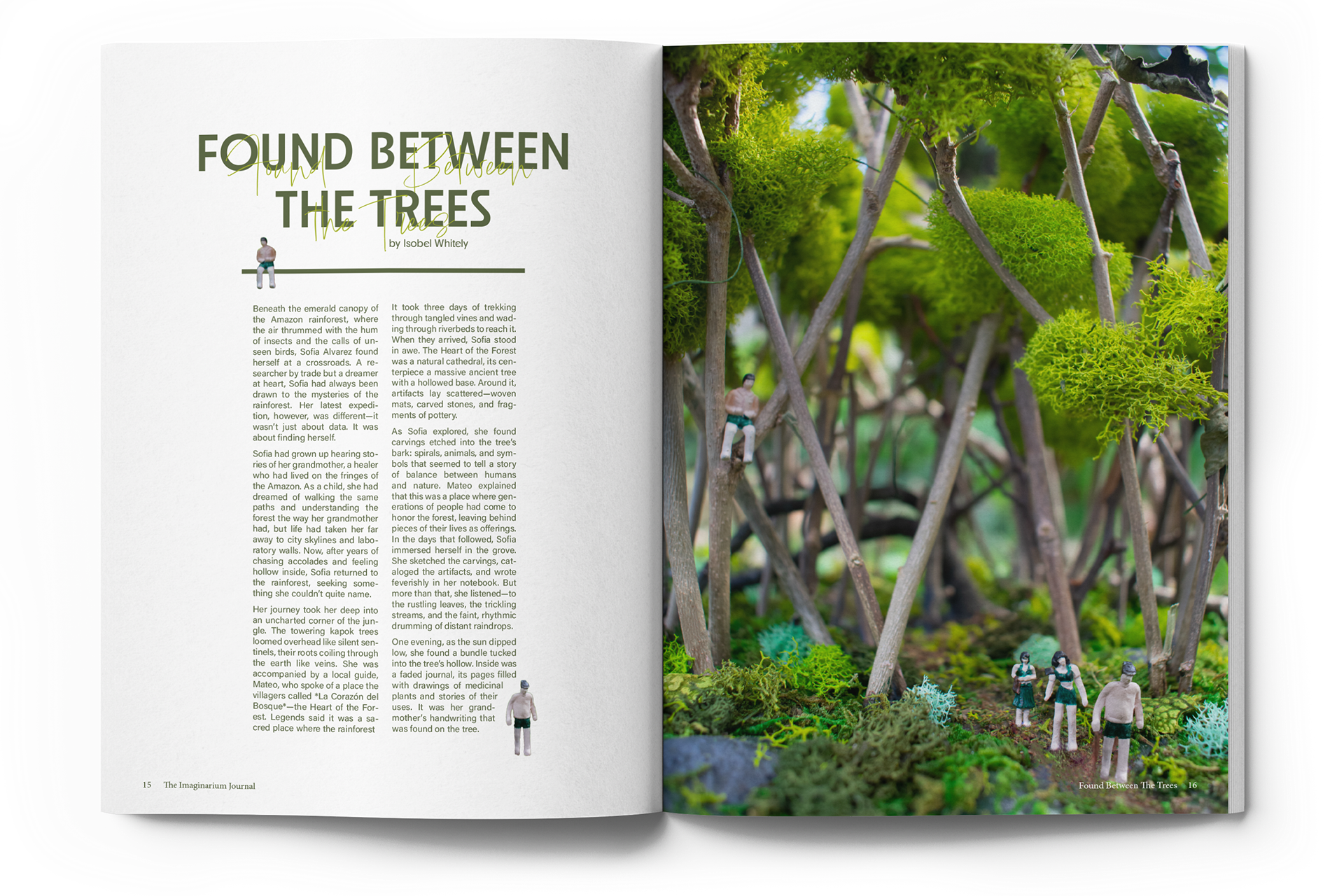"Found Between The Trees" Editorial Design / Layout, Photography © Anna Mishler 2024