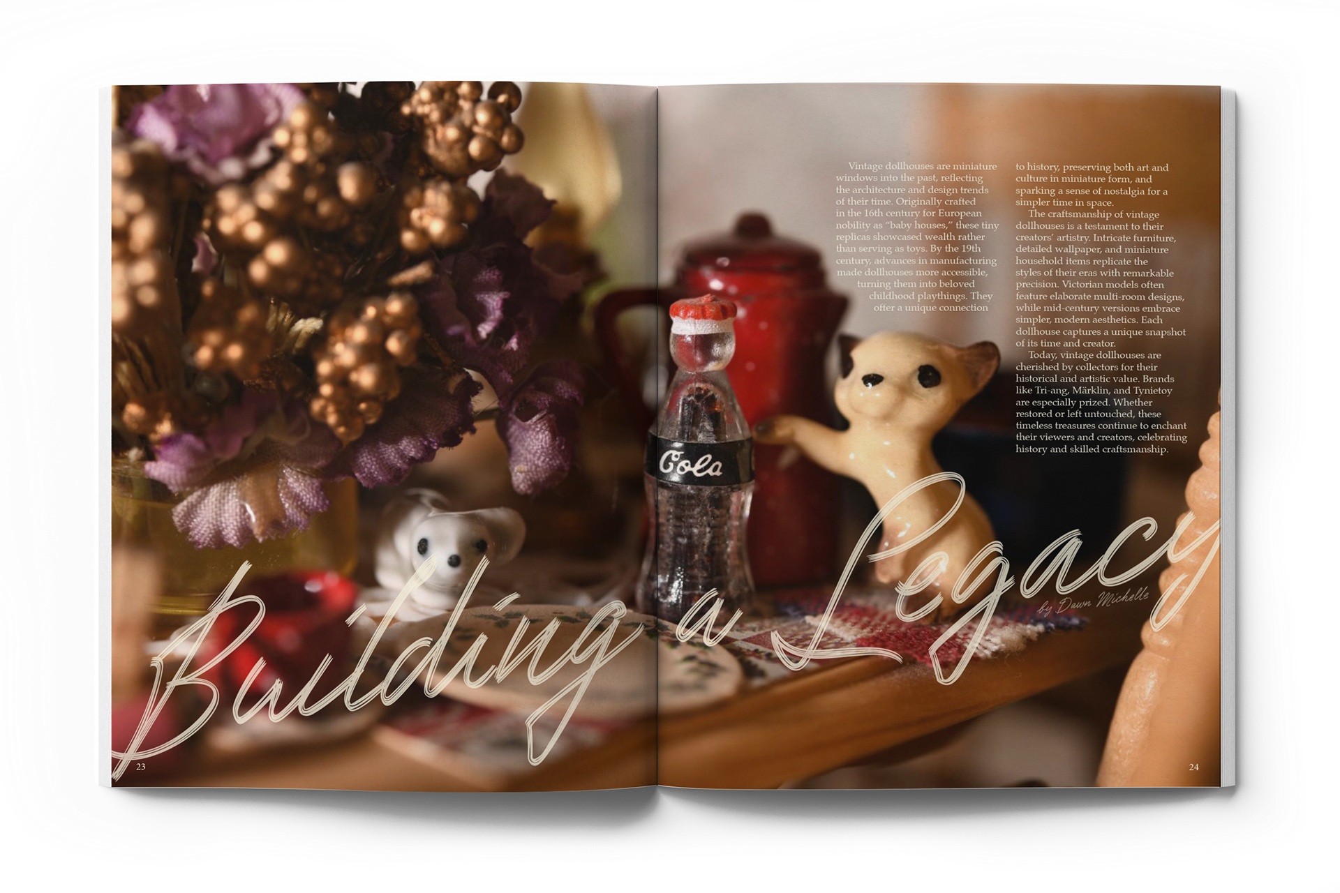 "Building a Legacy" Macro Photography, Editorial Design © Anna Mishler 2023